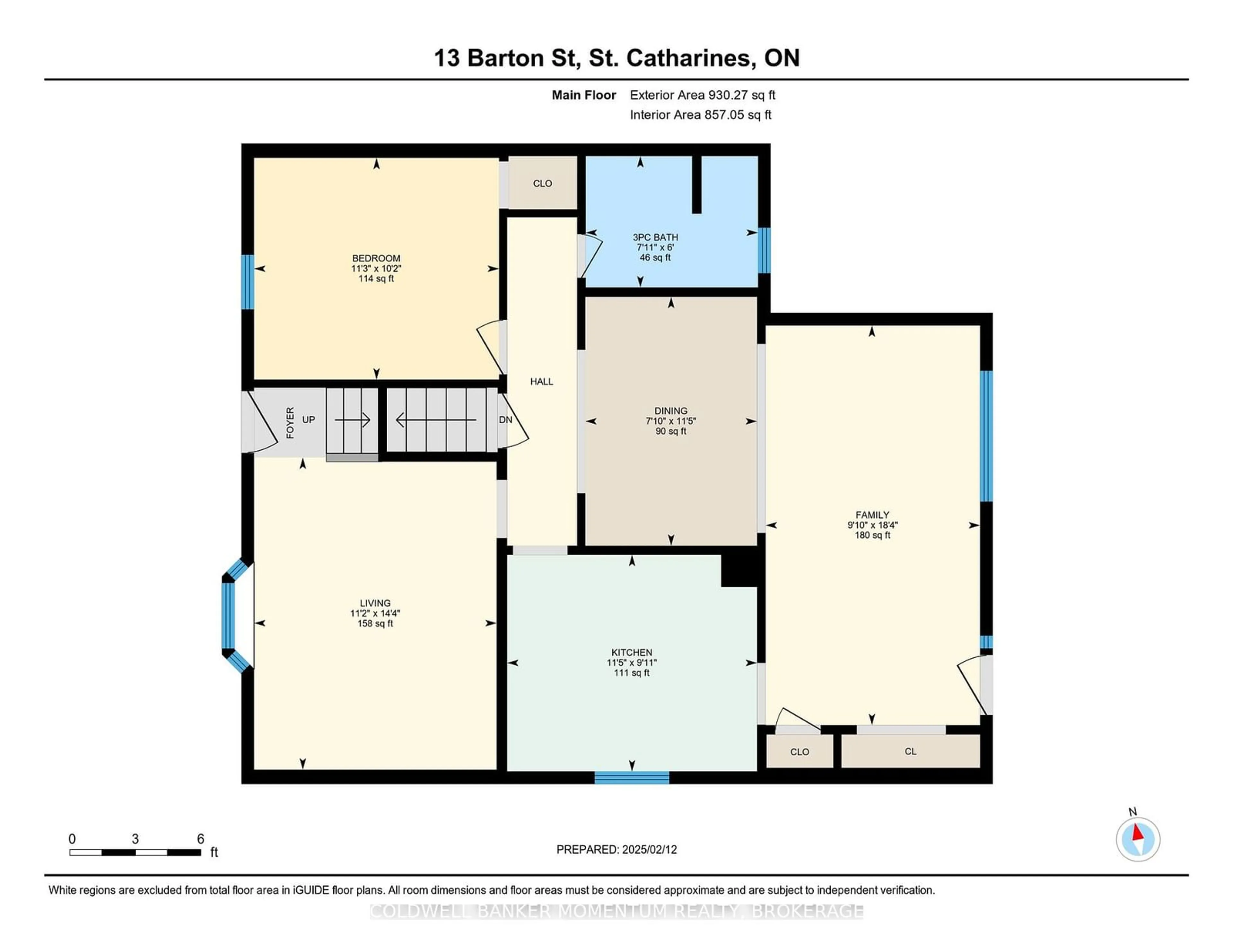 Floor plan for 13 Barton St, St. Catharines Ontario L2S 2W2