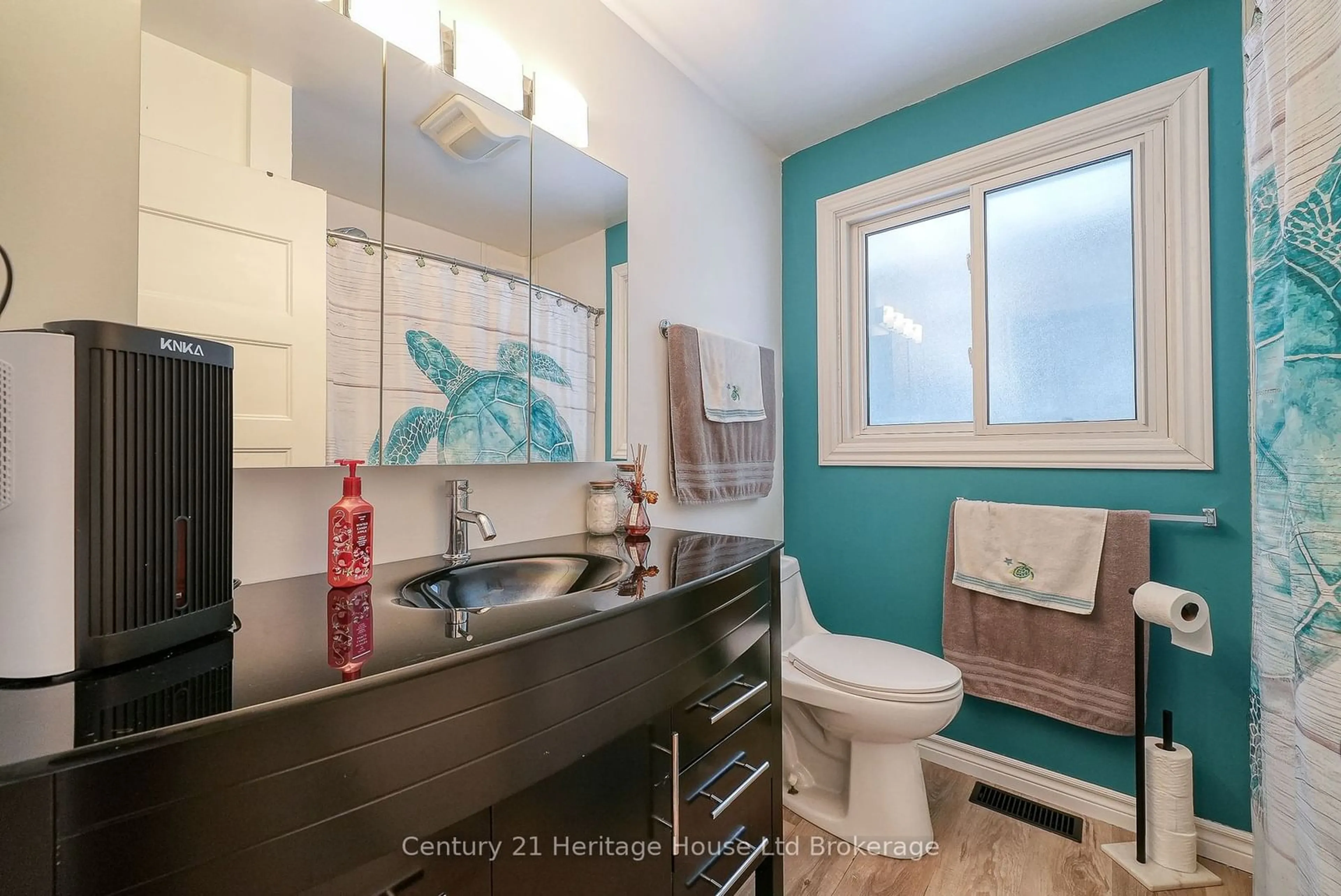 Contemporary bathroom, ceramic/tile floor for 17 Wallace Cres, Zorra Ontario N0J 1J0