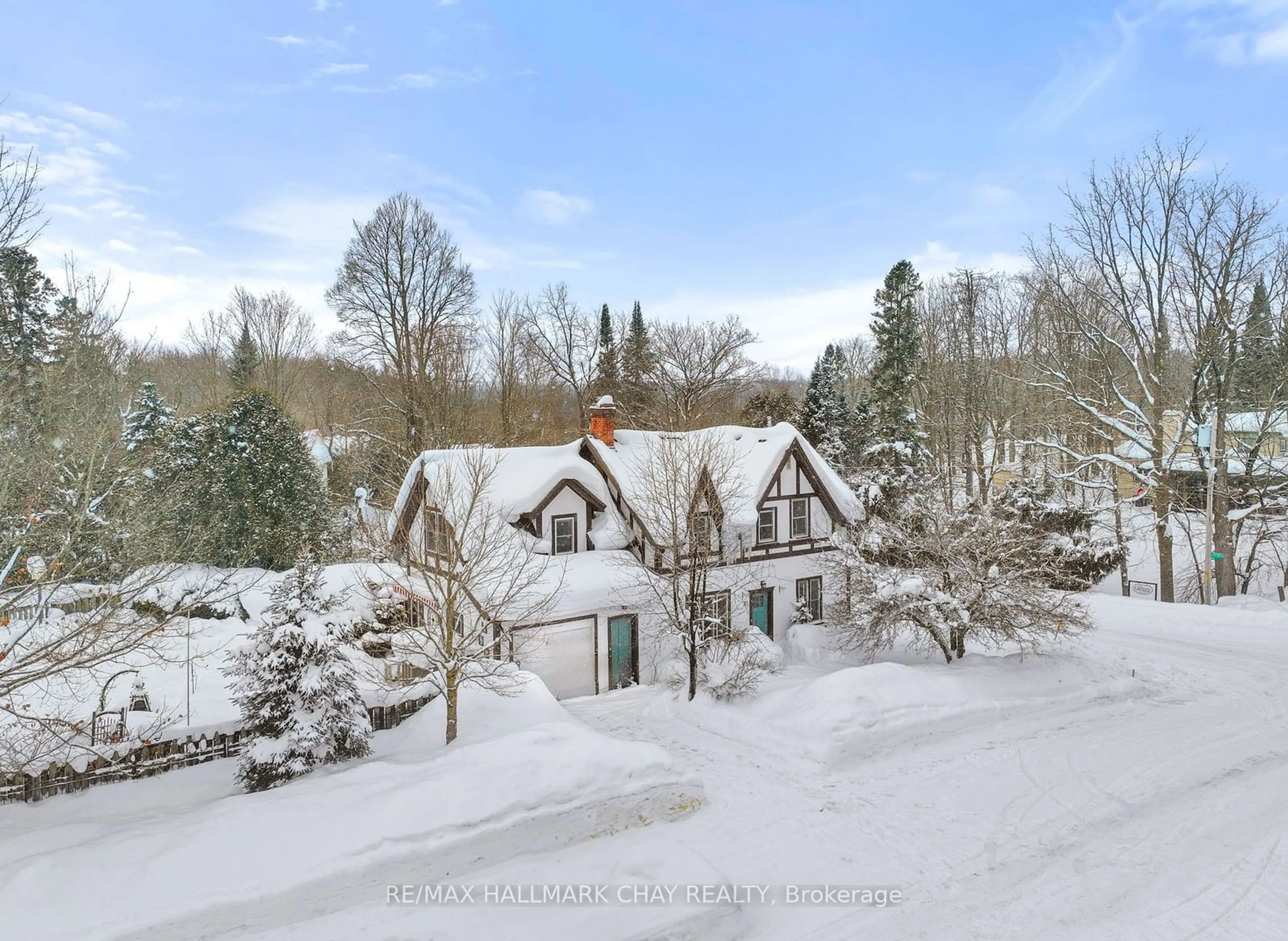 A pic from outside/outdoor area/front of a property/back of a property/a pic from drone, unknown for 30 Hill St, Grey Highlands Ontario N0C 1E0