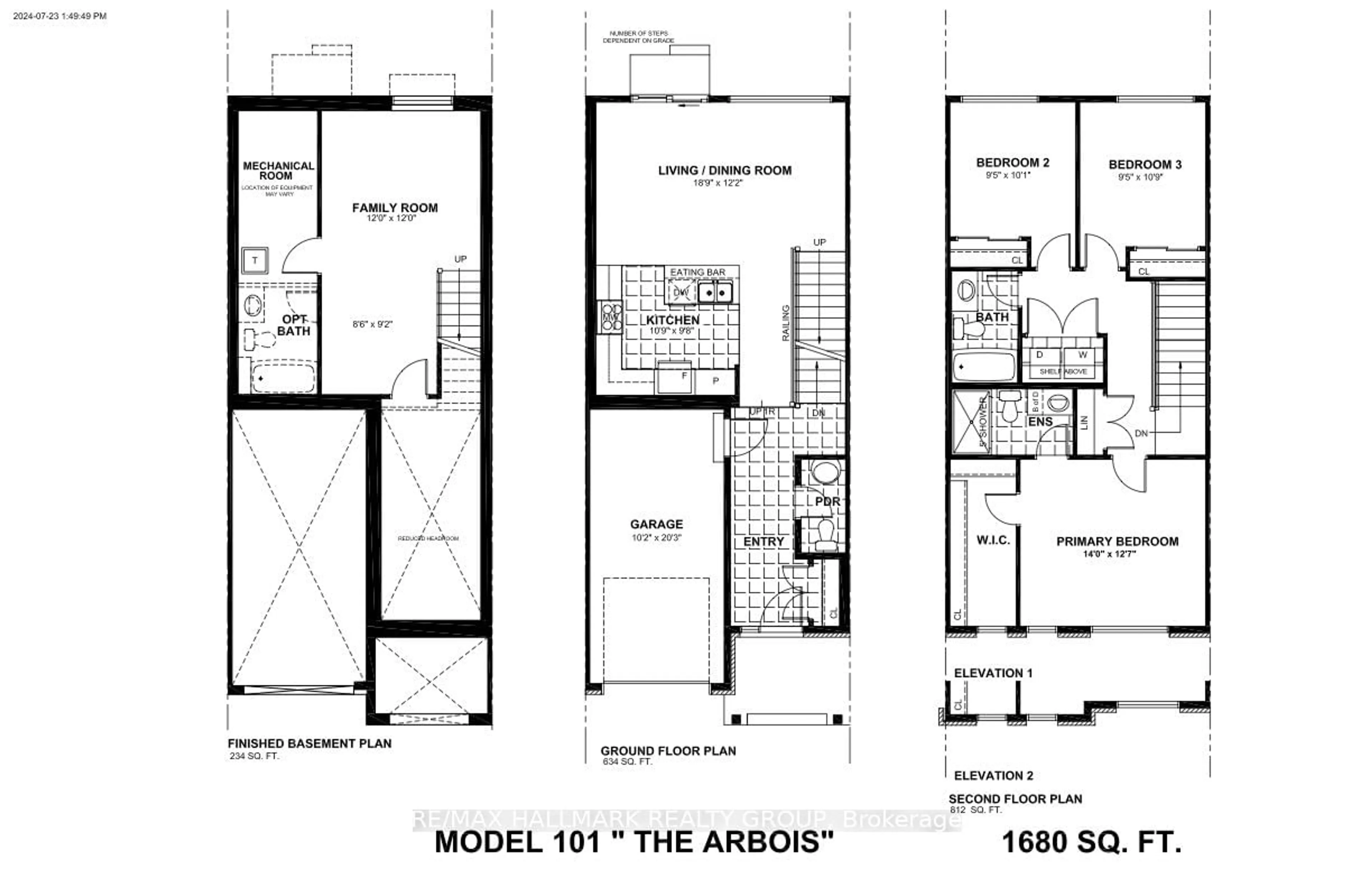 Floor plan for 325 Shale St, Clarence-Rockland Ontario K4K 1P6