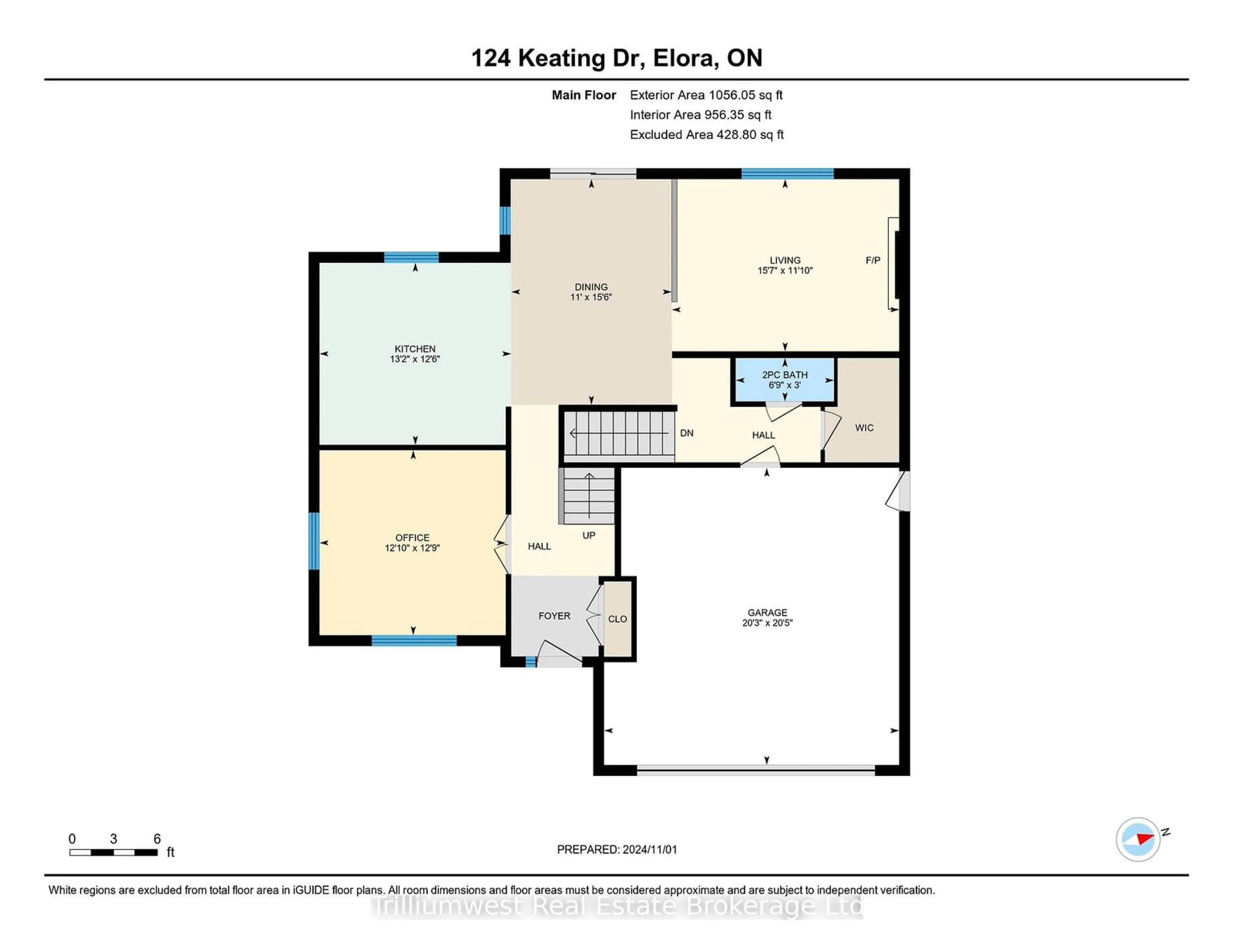 Floor plan for 124 Keating Dr, Centre Wellington Ontario N0B 1S0