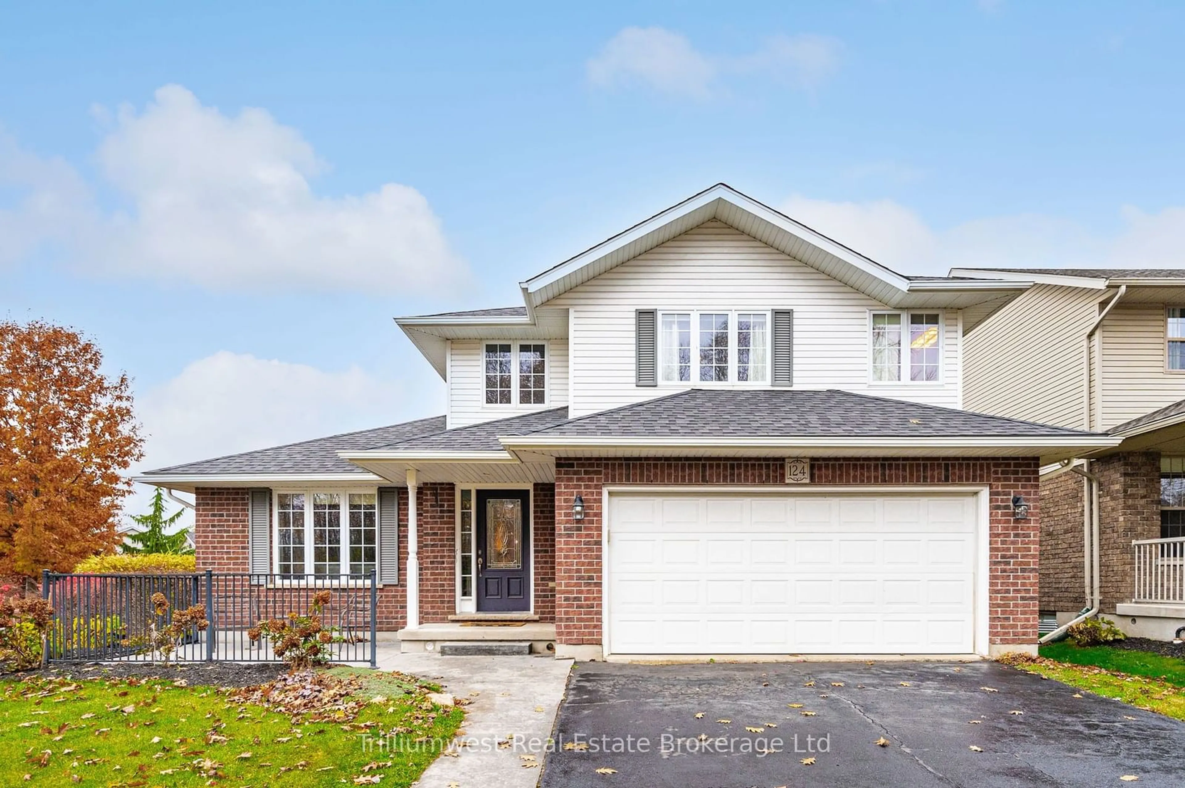 Home with brick exterior material, street for 124 Keating Dr, Centre Wellington Ontario N0B 1S0