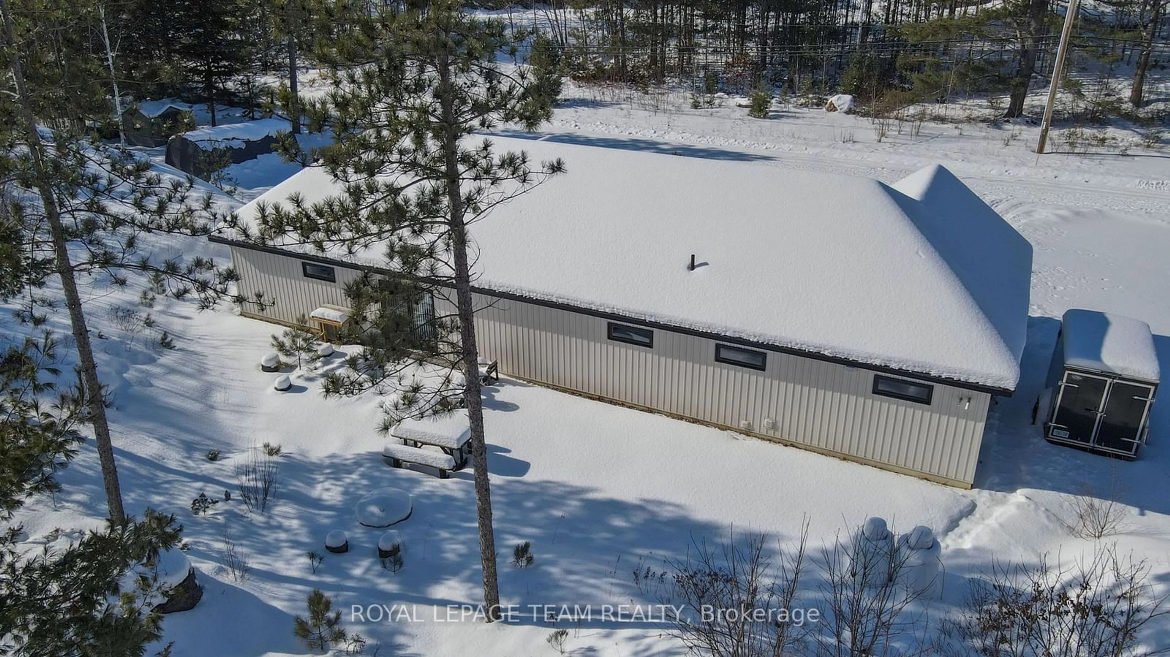 A pic from outside/outdoor area/front of a property/back of a property/a pic from drone, building for 41948A Combermere Rd, Madawaska Valley Ontario K0J 1B0