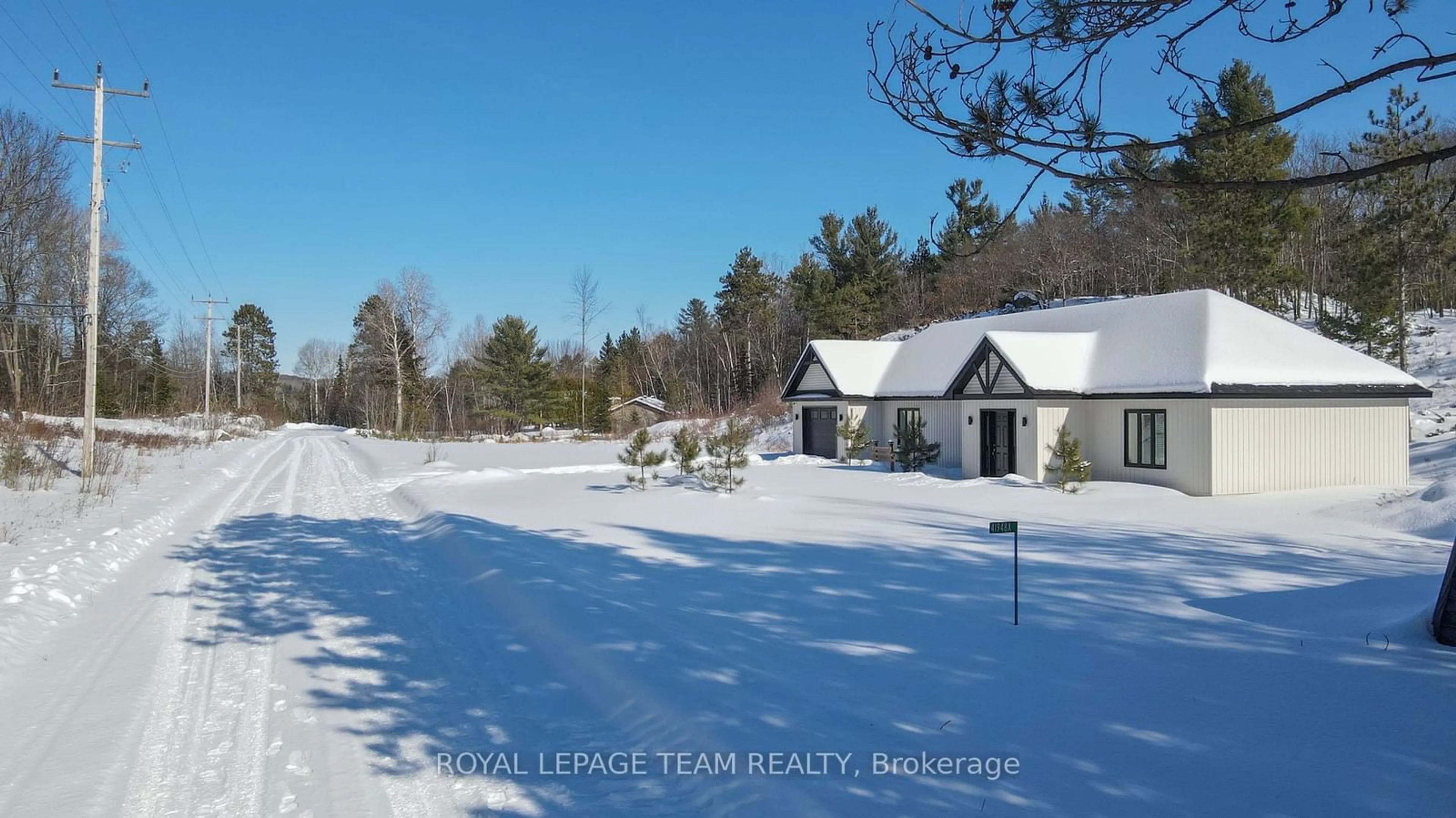 A pic from outside/outdoor area/front of a property/back of a property/a pic from drone, street for 41948A Combermere Rd, Madawaska Valley Ontario K0J 1B0