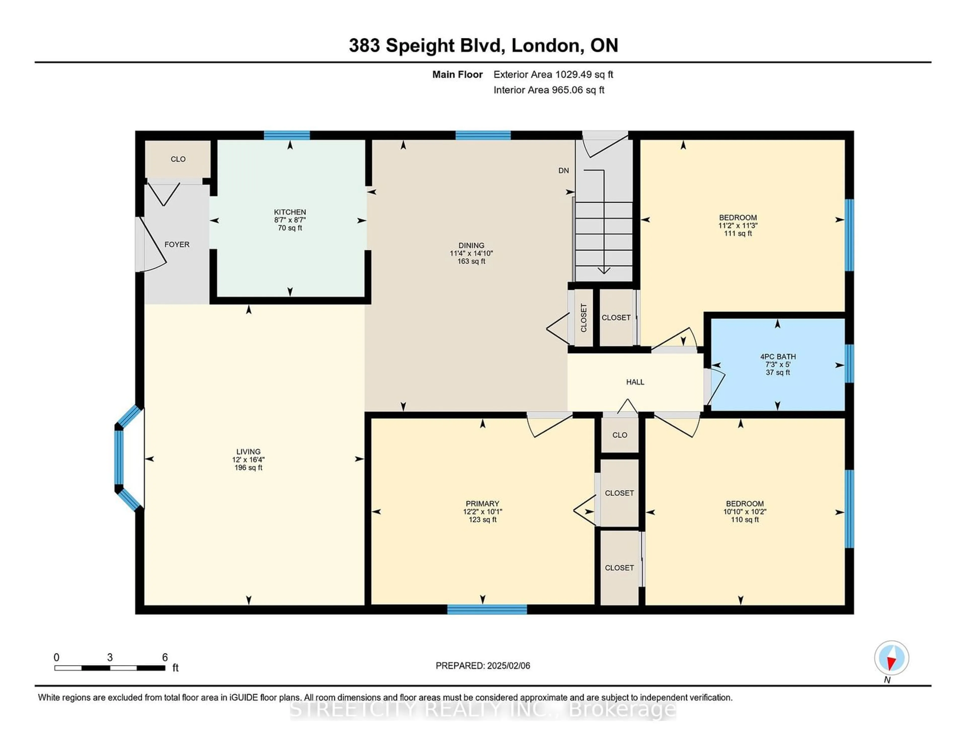 Floor plan for 383 Speight Blvd, London Ontario N5V 3J8