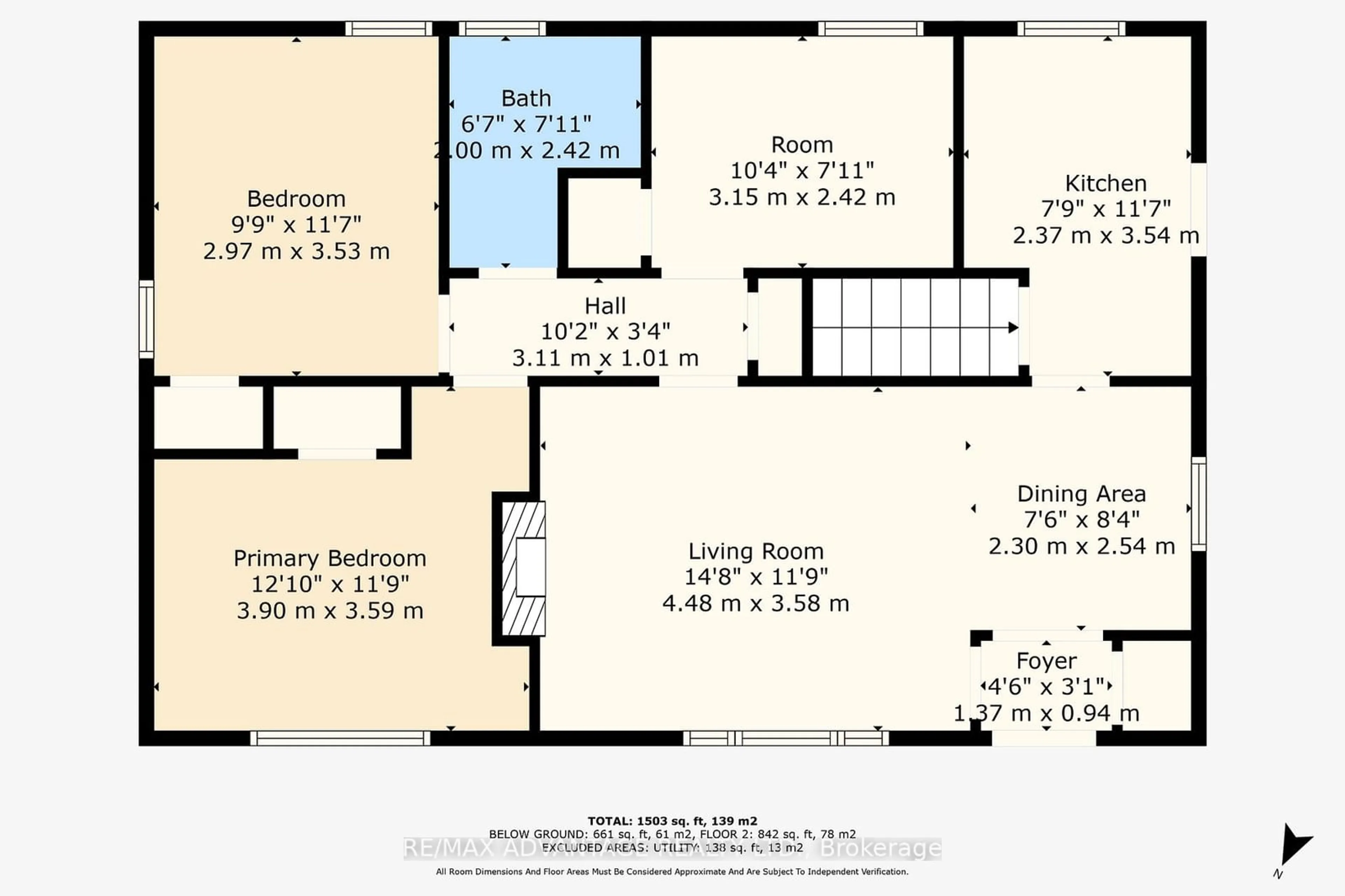 Floor plan for 137 Elliott St, London Ontario N5Y 2E8