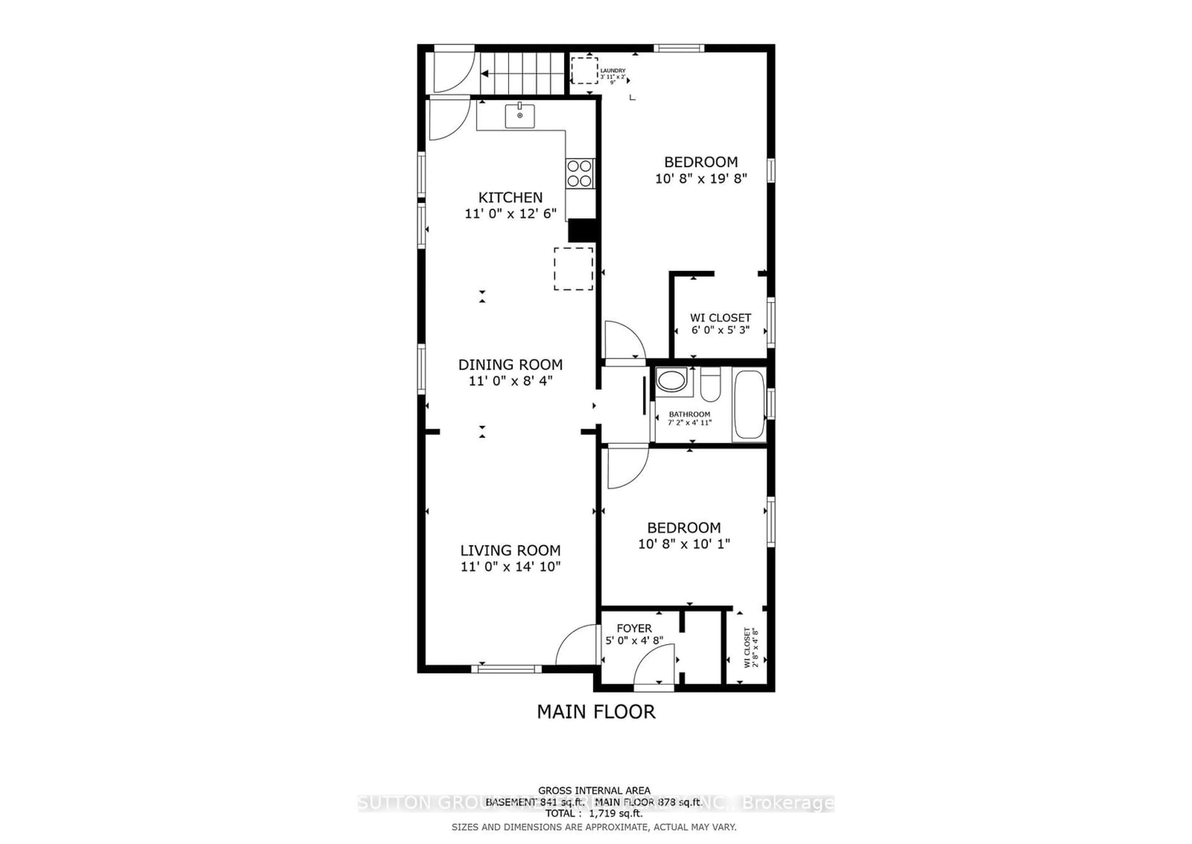 Floor plan for 1242 Dundas St, London Ontario N5W 3B2