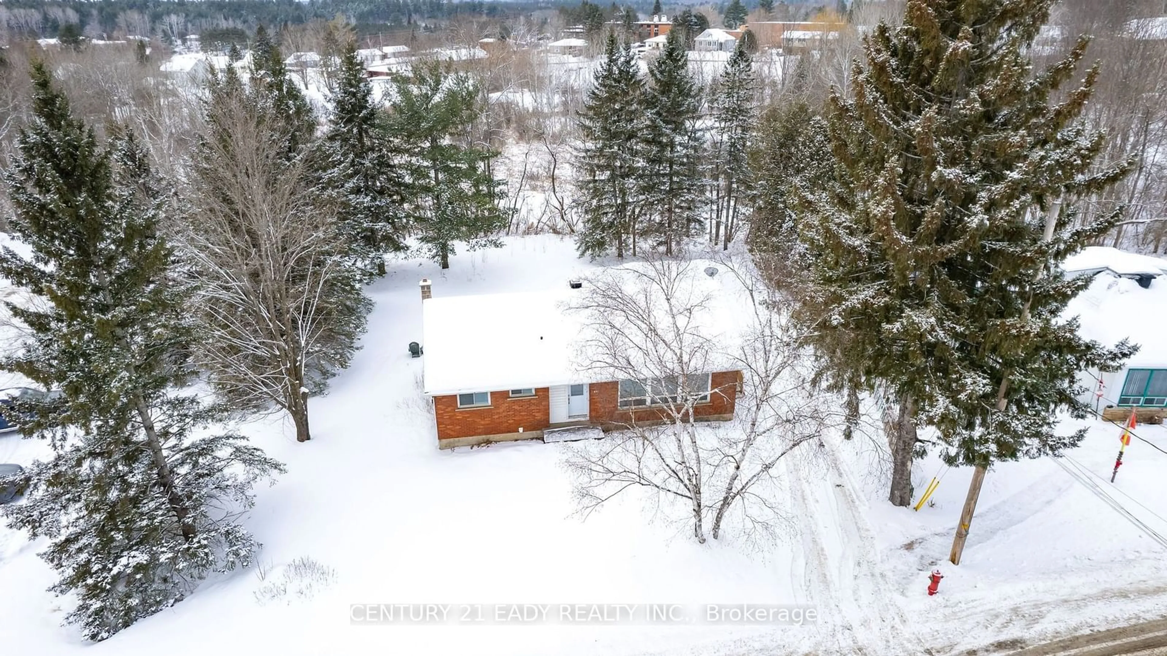 A pic from outside/outdoor area/front of a property/back of a property/a pic from drone, unknown for 250 Bonnechere St, Eganville Ontario K0J 1T0