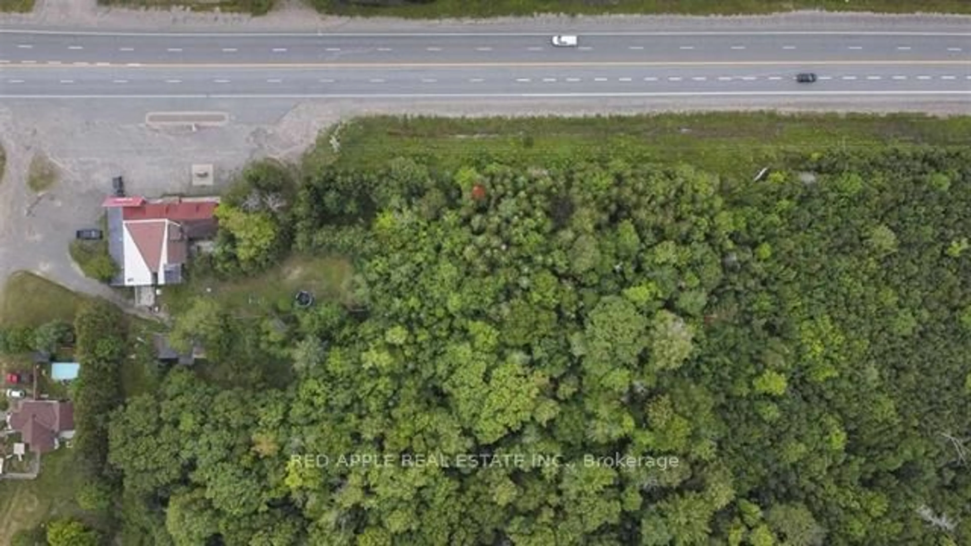 A pic from outside/outdoor area/front of a property/back of a property/a pic from drone, forest/trees view for 14614 Highway 17, Huron Shores Ontario P0R 1L0