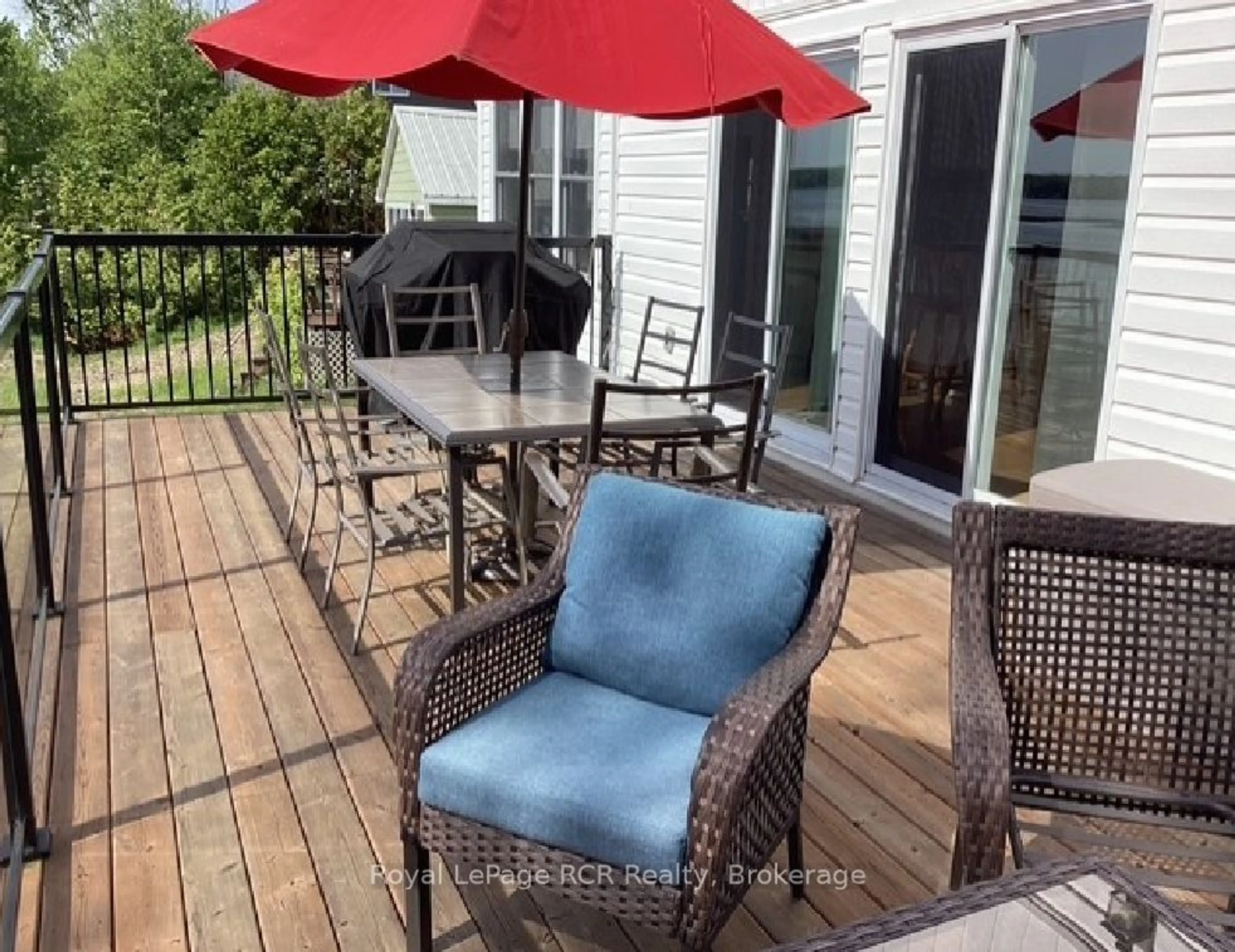 Patio, water/lake/river/ocean view for 48 Island View Dr, South Bruce Peninsula Ontario N0H 1A0