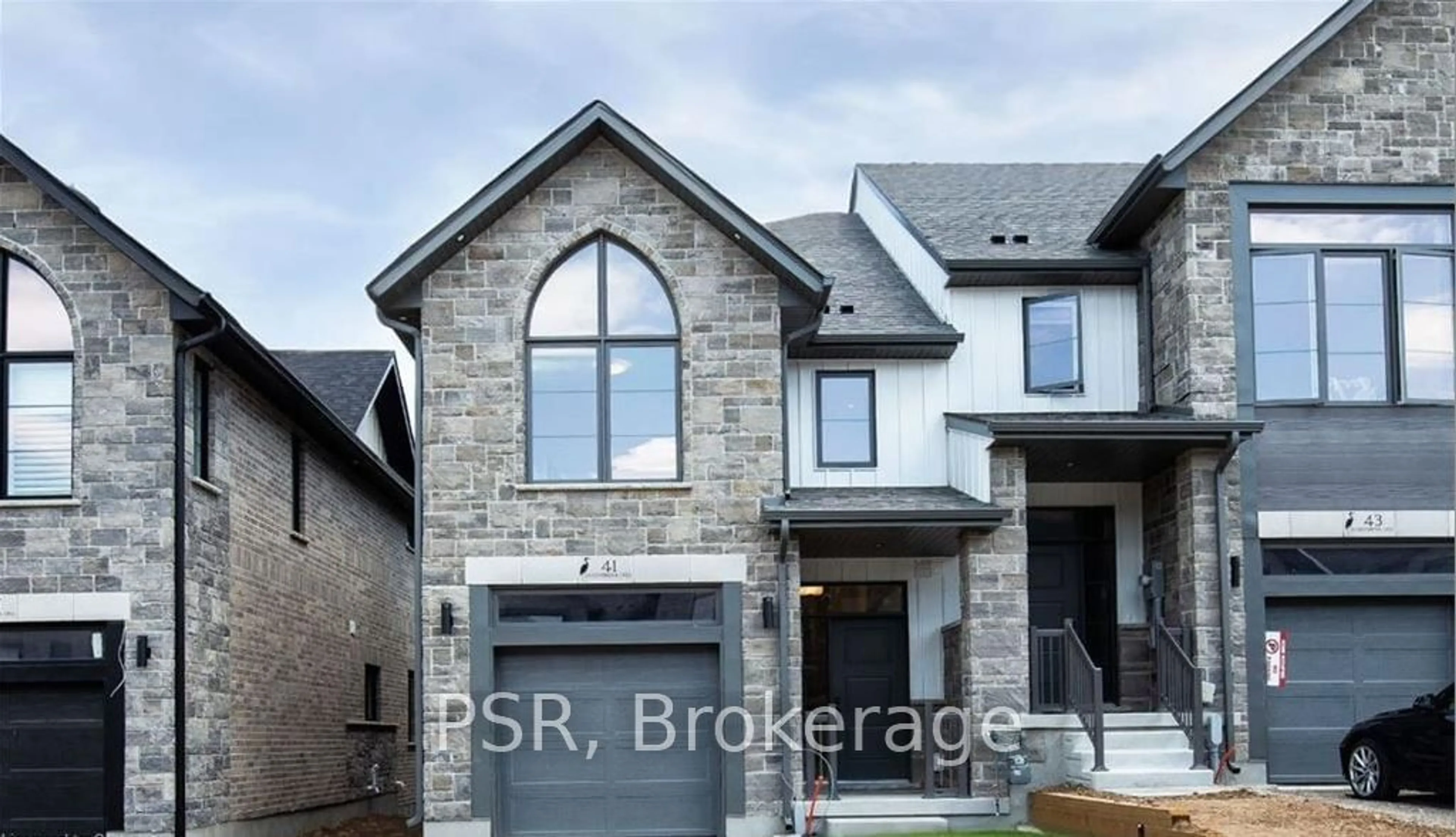 Home with brick exterior material, street for Lot 17 41 Queensbrook Cres, Cambridge Ontario N1S 0E5