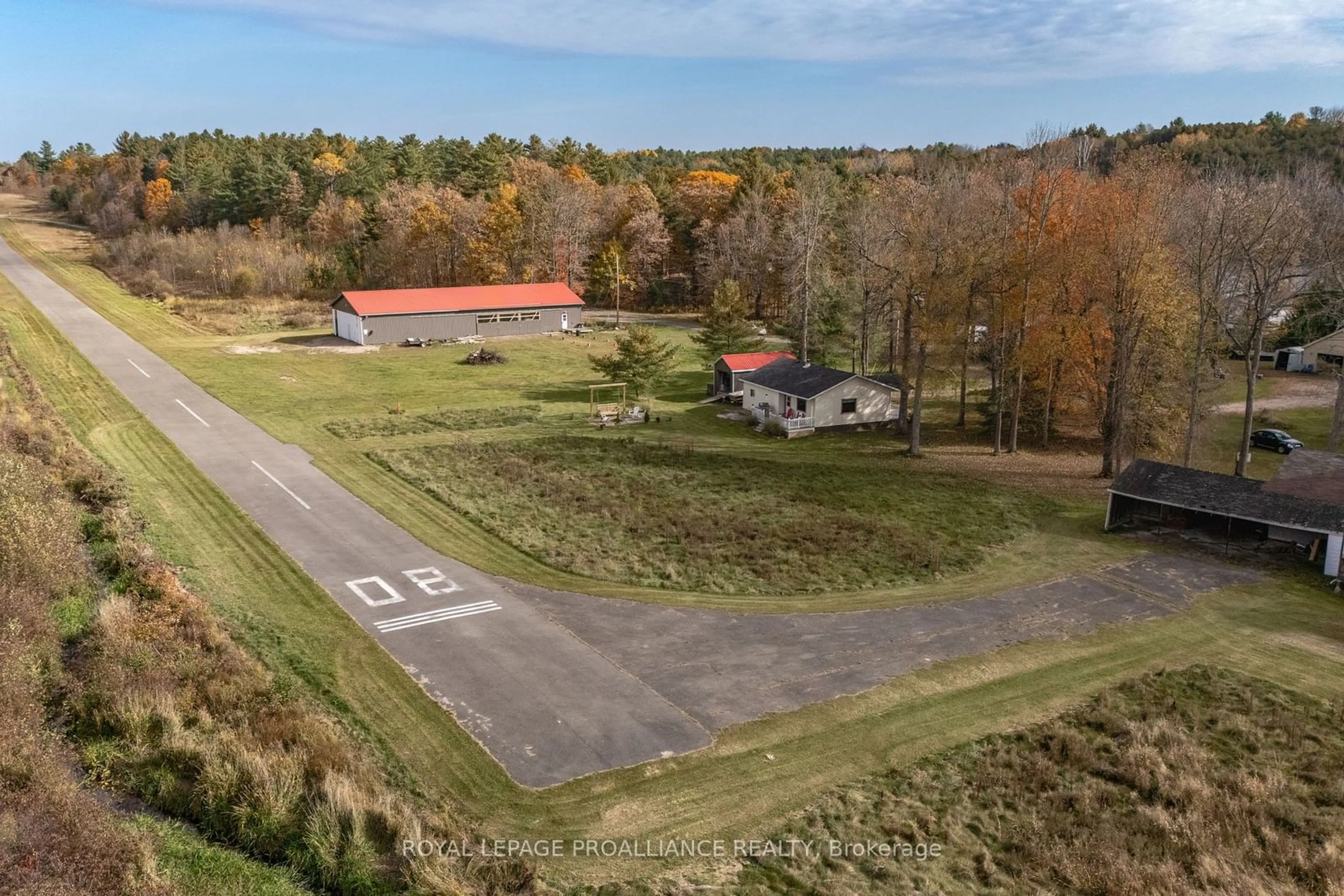 A pic from outside/outdoor area/front of a property/back of a property/a pic from drone, building for 1019 Turner Way, Central Frontenac Ontario K0H 1B0