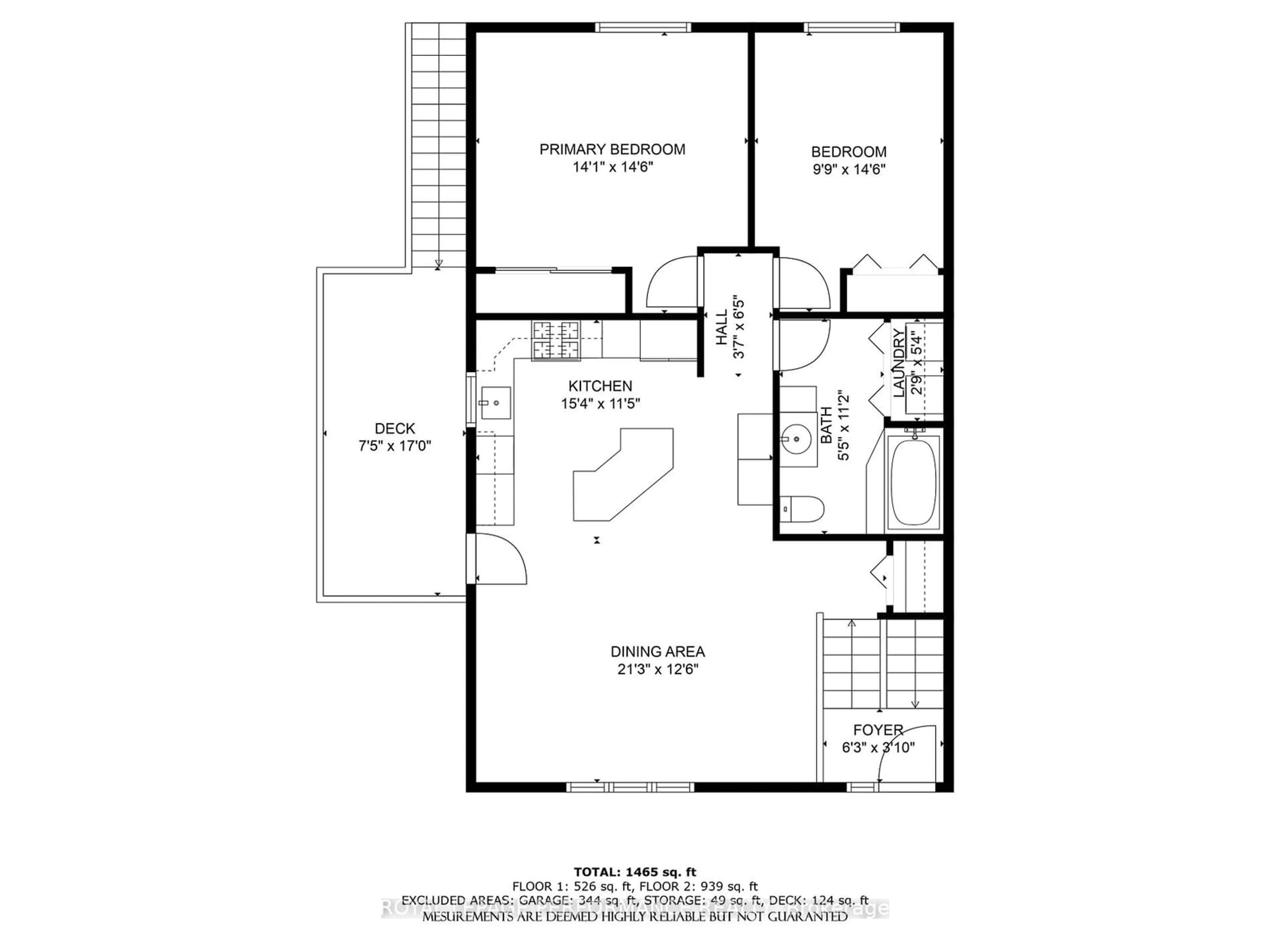 Floor plan for 601 Berthiaume St, Hawkesbury Ontario K6A 3N5