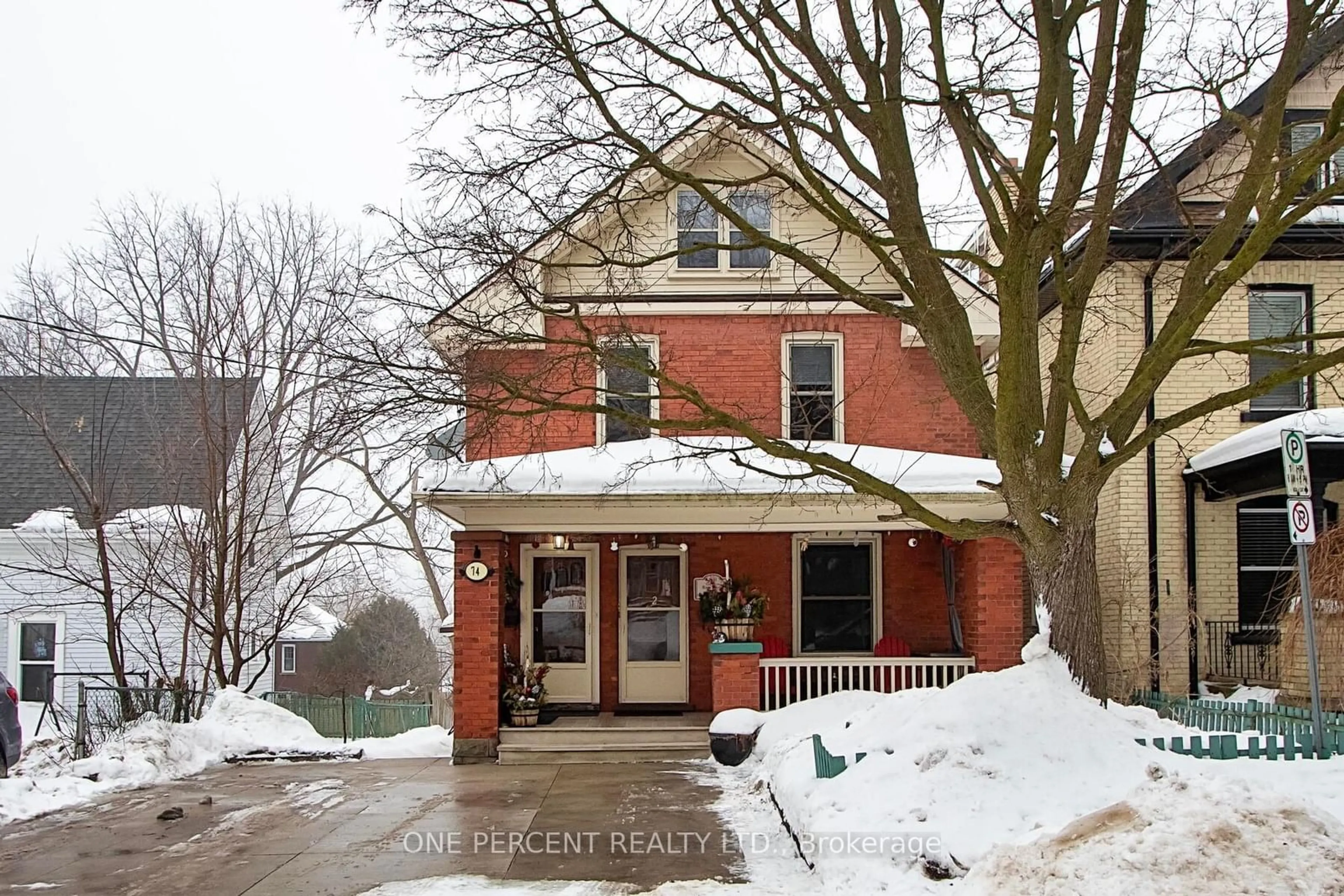 Home with brick exterior material, street for 74 Cobourg St, Stratford Ontario N5A 3E6