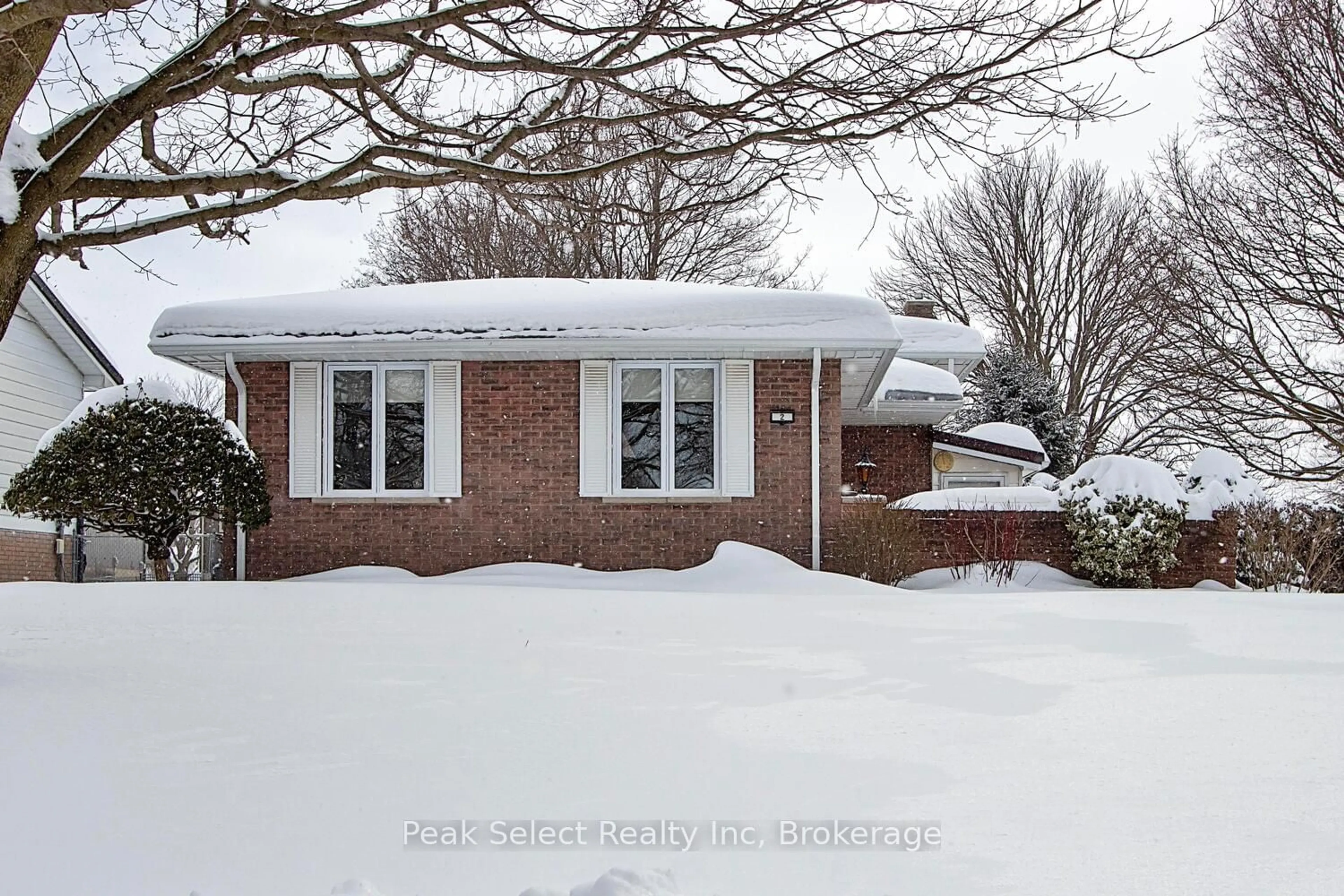 Home with brick exterior material, street for 2 Sparling Cres, St. Marys Ontario N4X 0A2