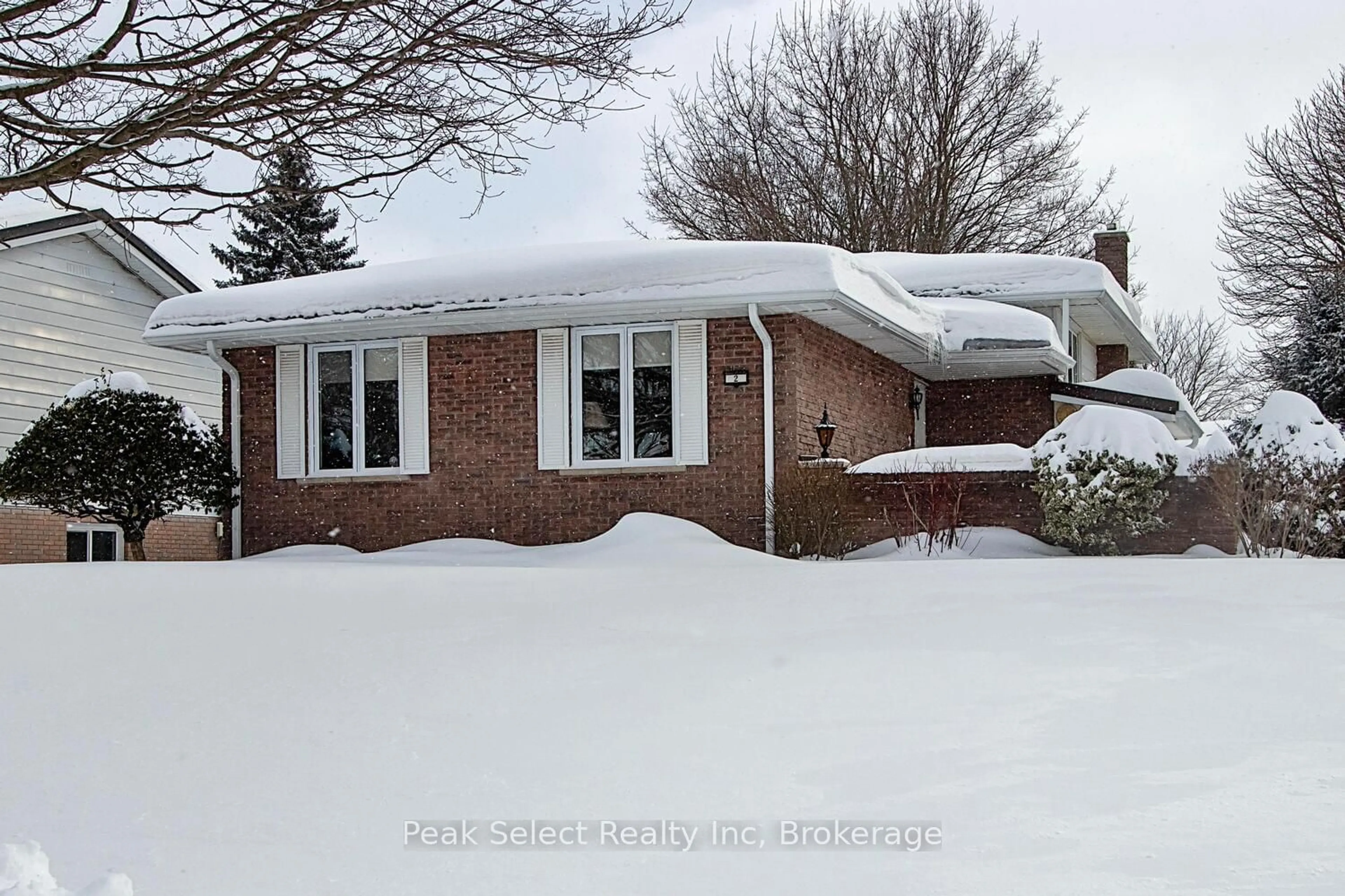 Home with brick exterior material, street for 2 Sparling Cres, St. Marys Ontario N4X 0A2