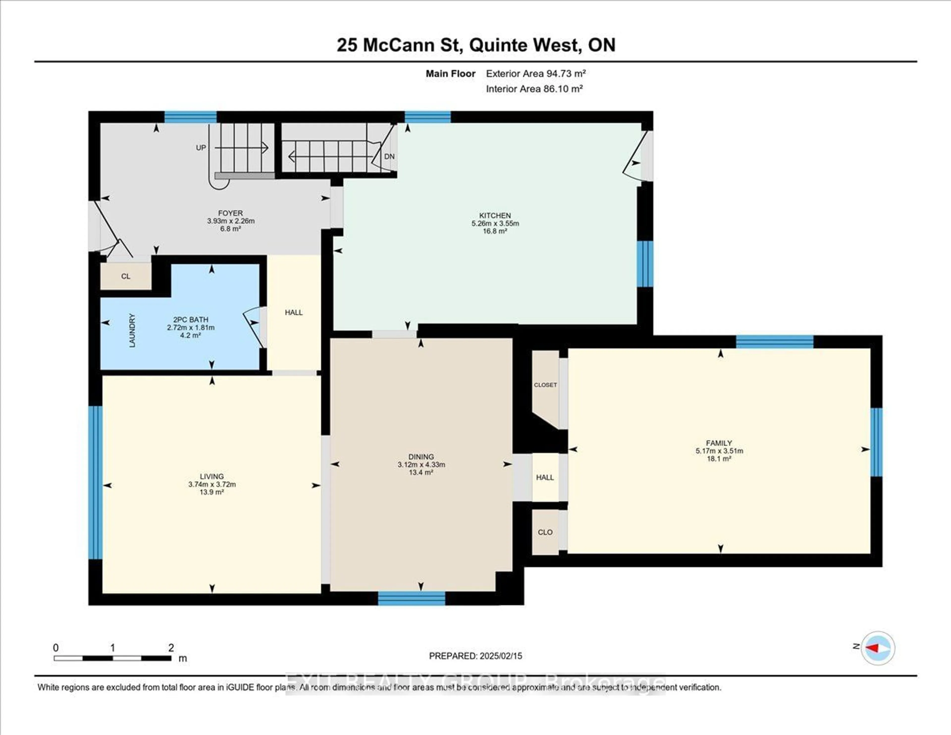 Floor plan for 25 McCann St, Quinte West Ontario K8V 1W2