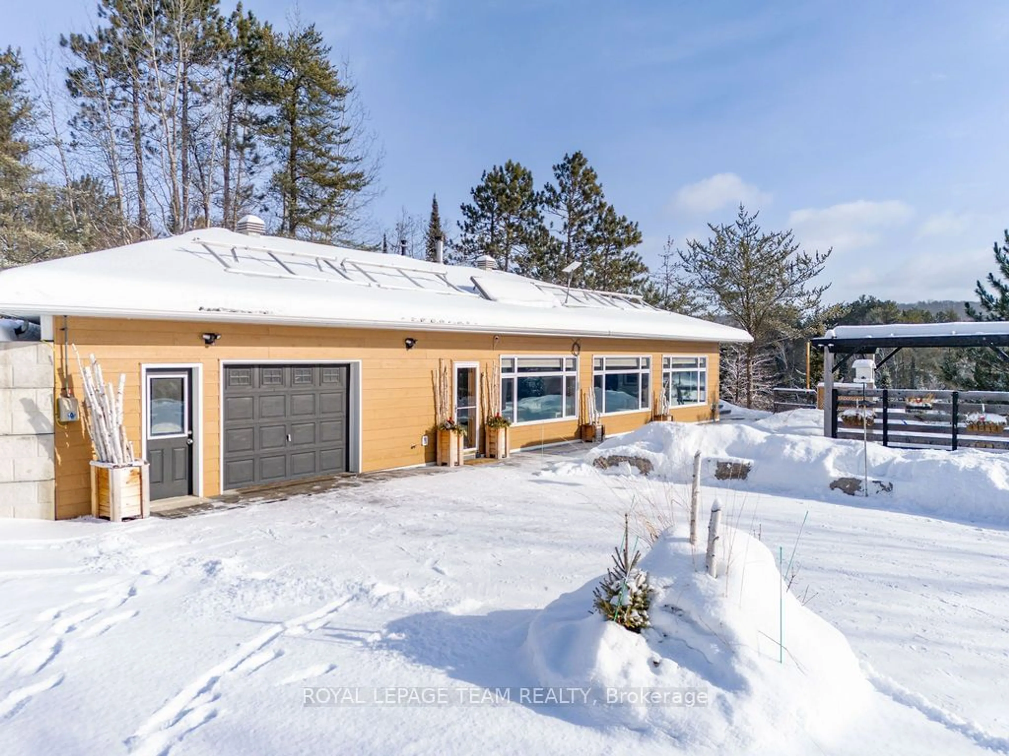 A pic from outside/outdoor area/front of a property/back of a property/a pic from drone, street for 188 Paugh Lake Rd, Madawaska Valley Ontario K0J 1B0