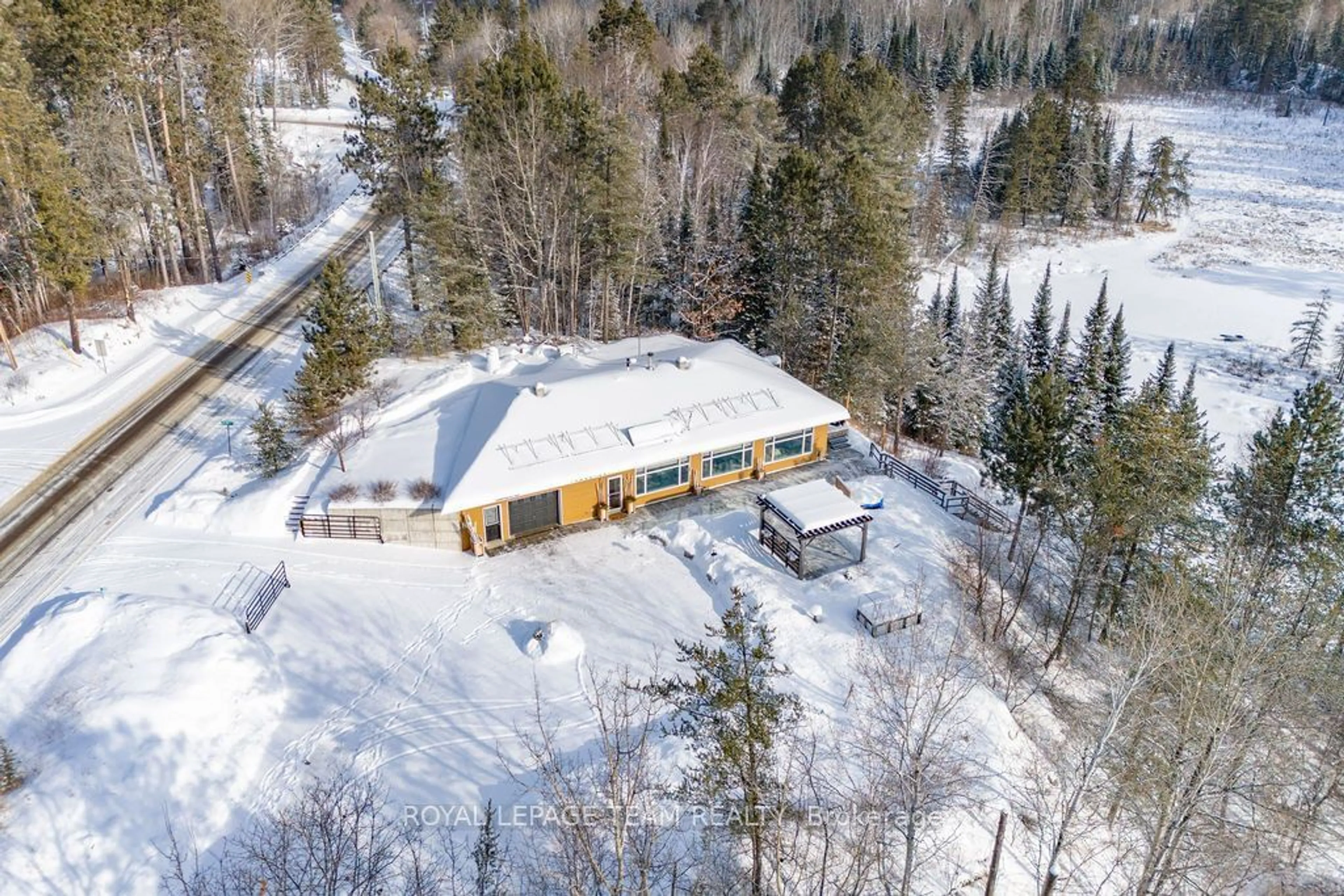 A pic from outside/outdoor area/front of a property/back of a property/a pic from drone, unknown for 188 Paugh Lake Rd, Madawaska Valley Ontario K0J 1B0