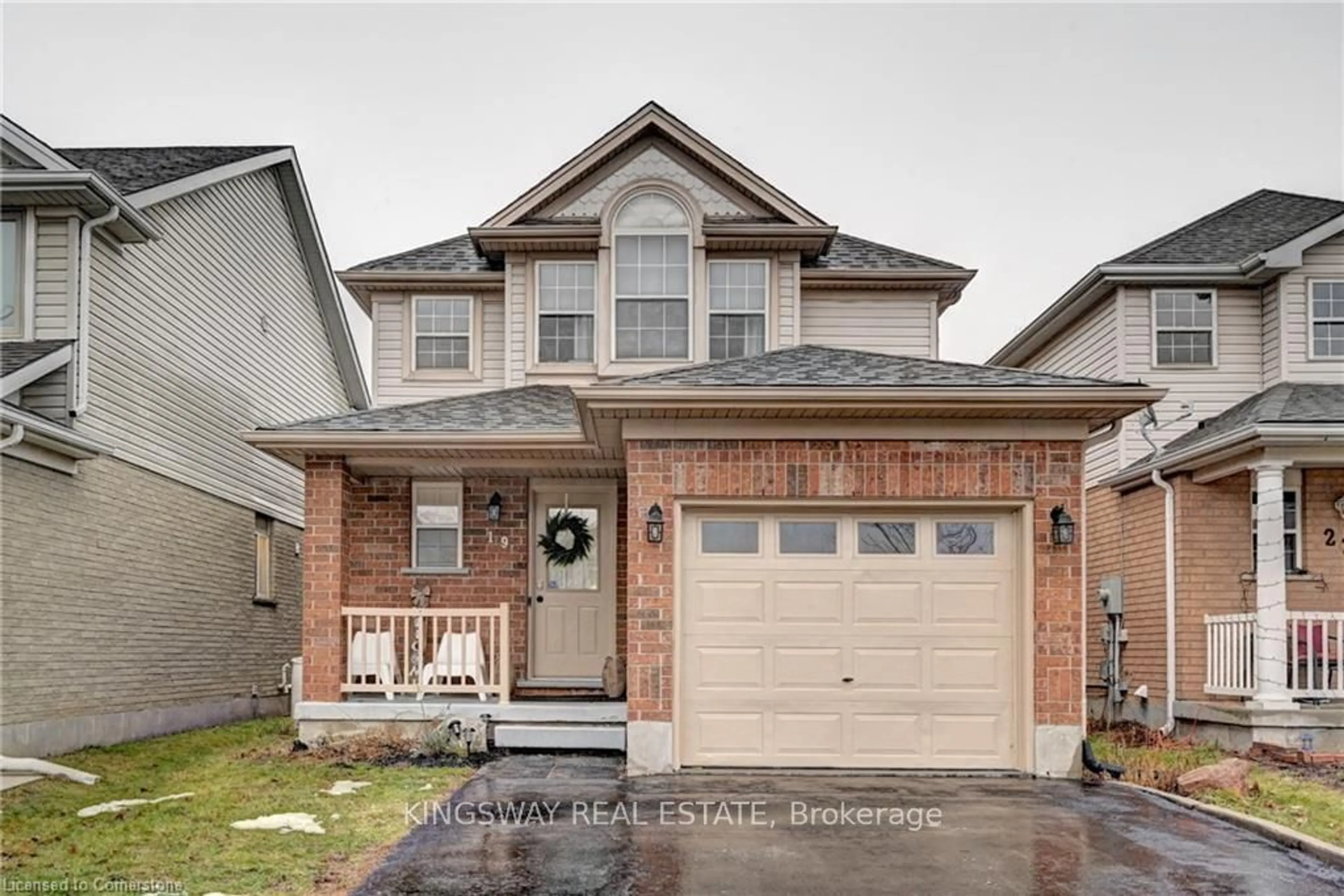 Home with brick exterior material, street for 19 Sofron Dr, Cambridge Ontario N3C 4G5