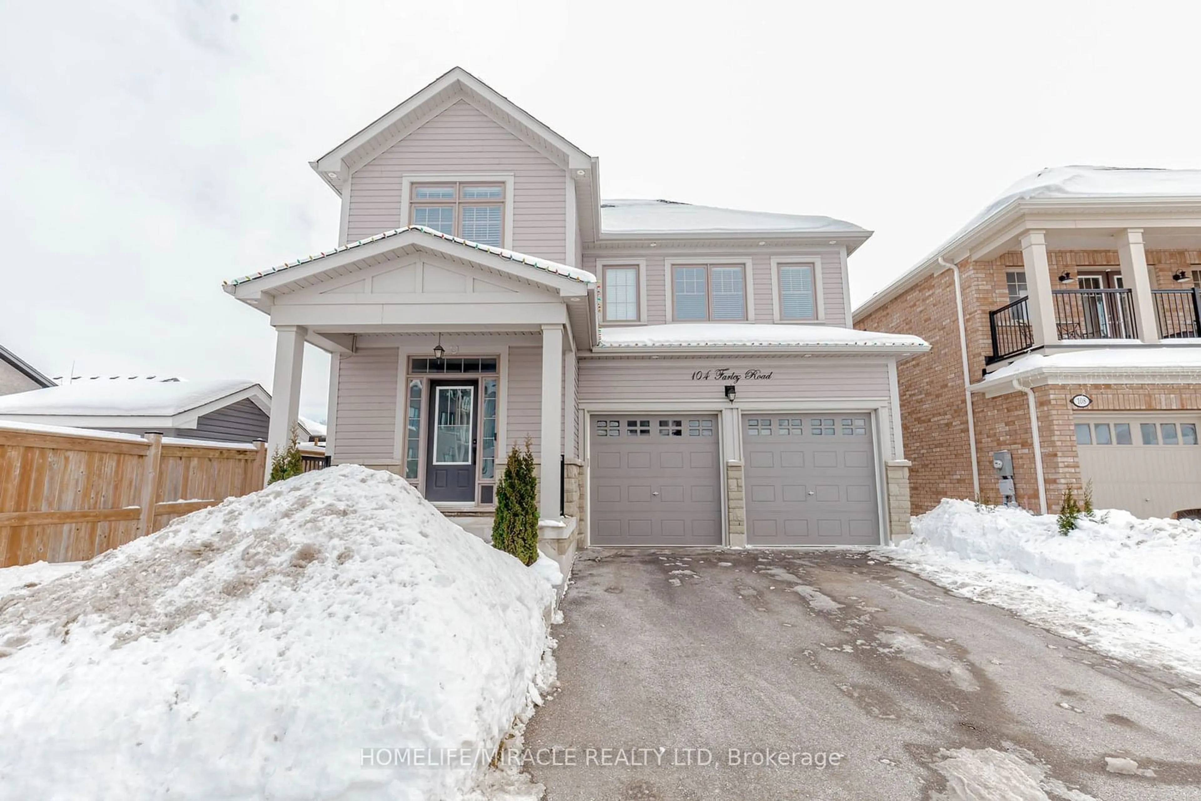 Home with brick exterior material, street for 104 Farley Rd, Centre Wellington Ontario N1M 0H2