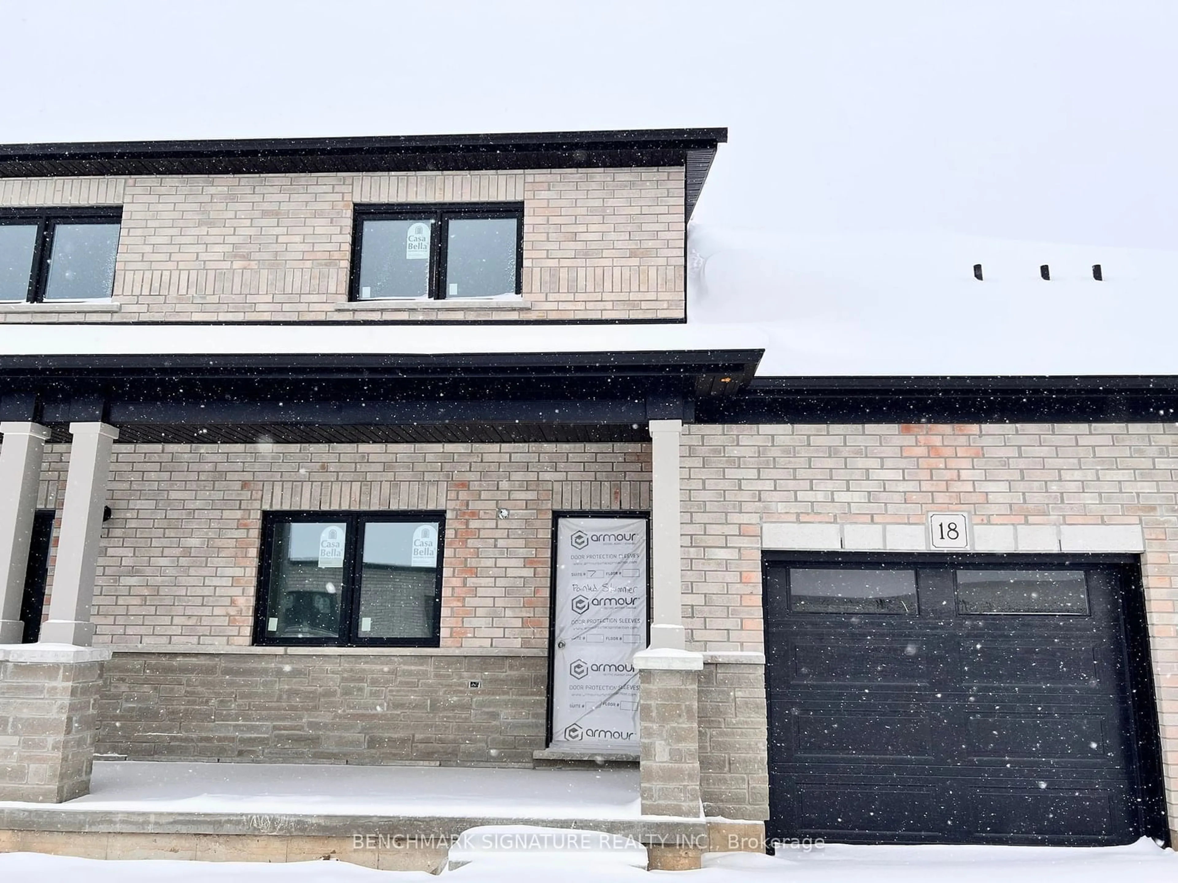 Home with brick exterior material, street for 18 Painted Skimmer Way, Norfolk Ontario N3Y 0E3