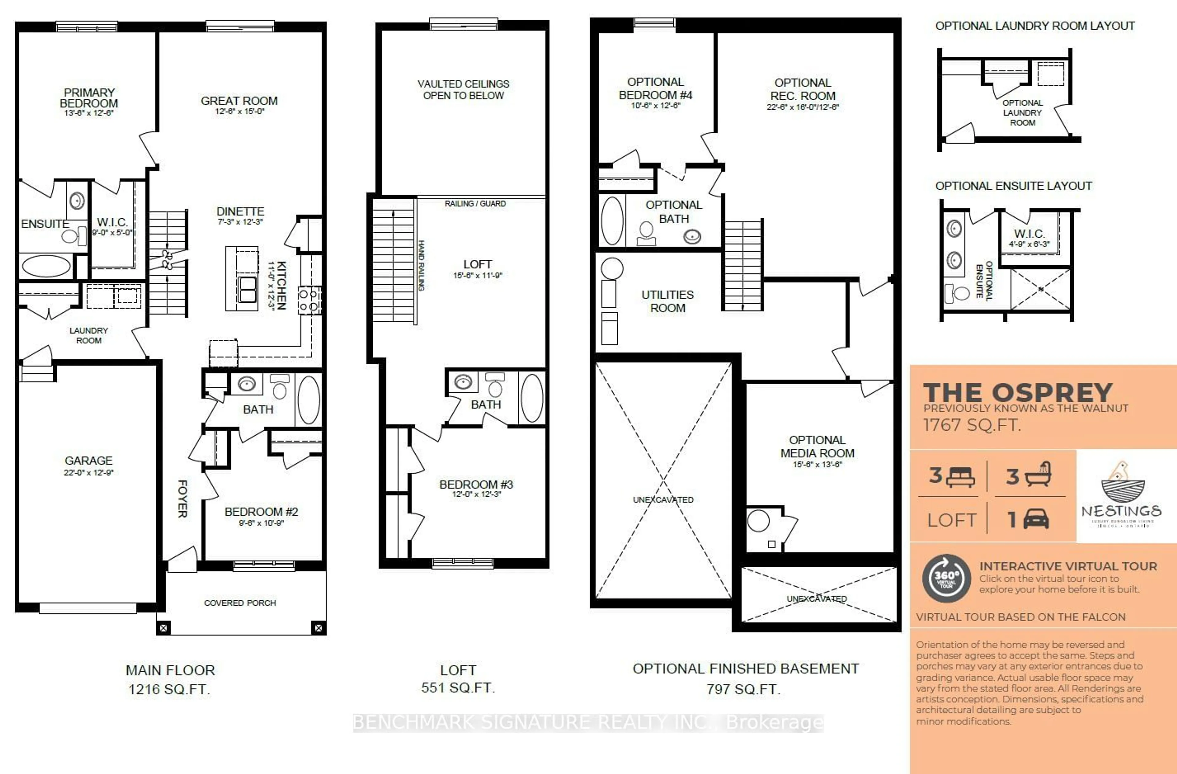 Floor plan for 18 Painted Skimmer Way, Norfolk Ontario N3Y 0E3