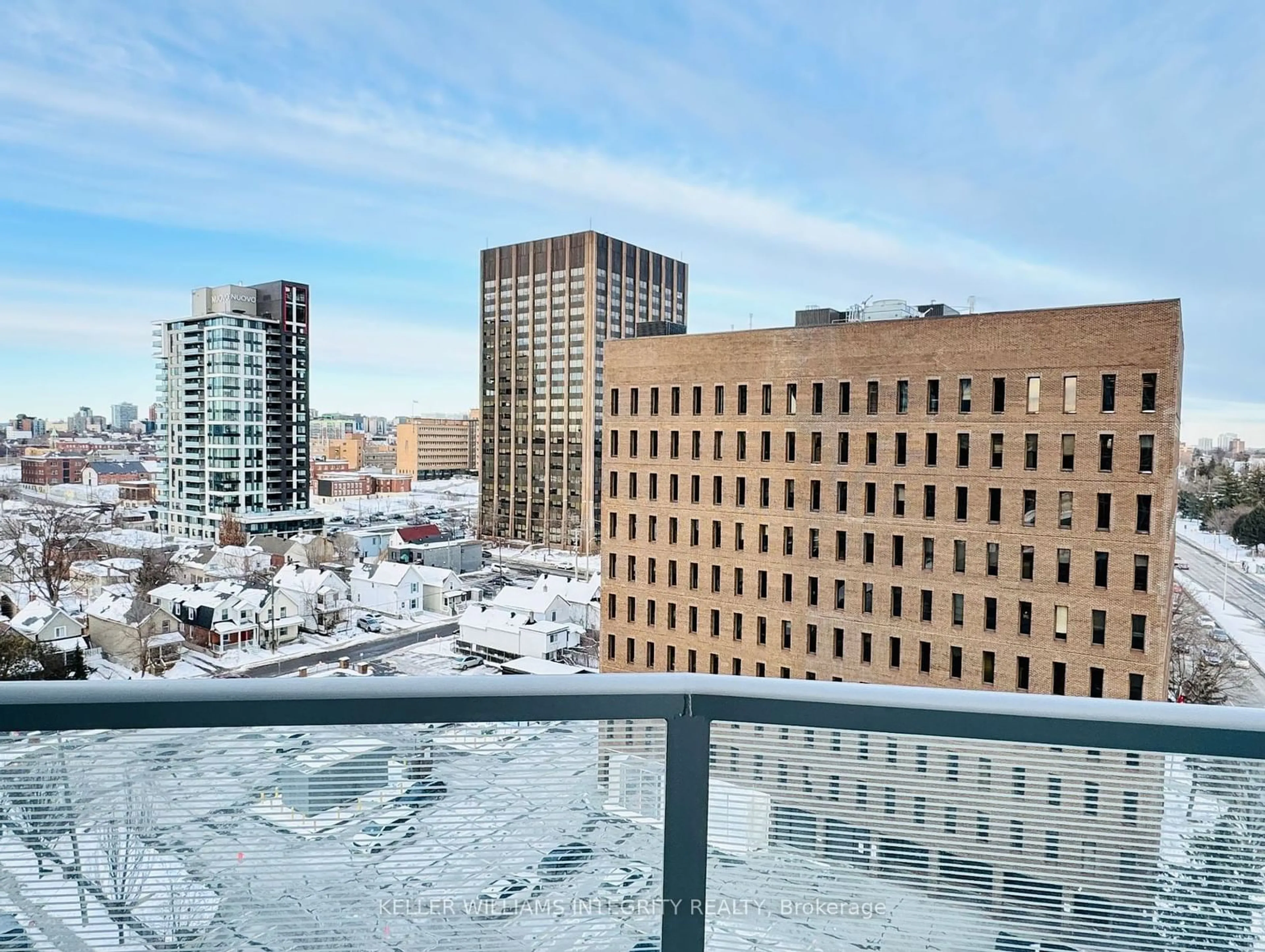 Balcony in the apartment, city buildings view from balcony for 805 Carling Ave #908, Dows Lake - Civic Hospital and Area Ontario K1S 5W9