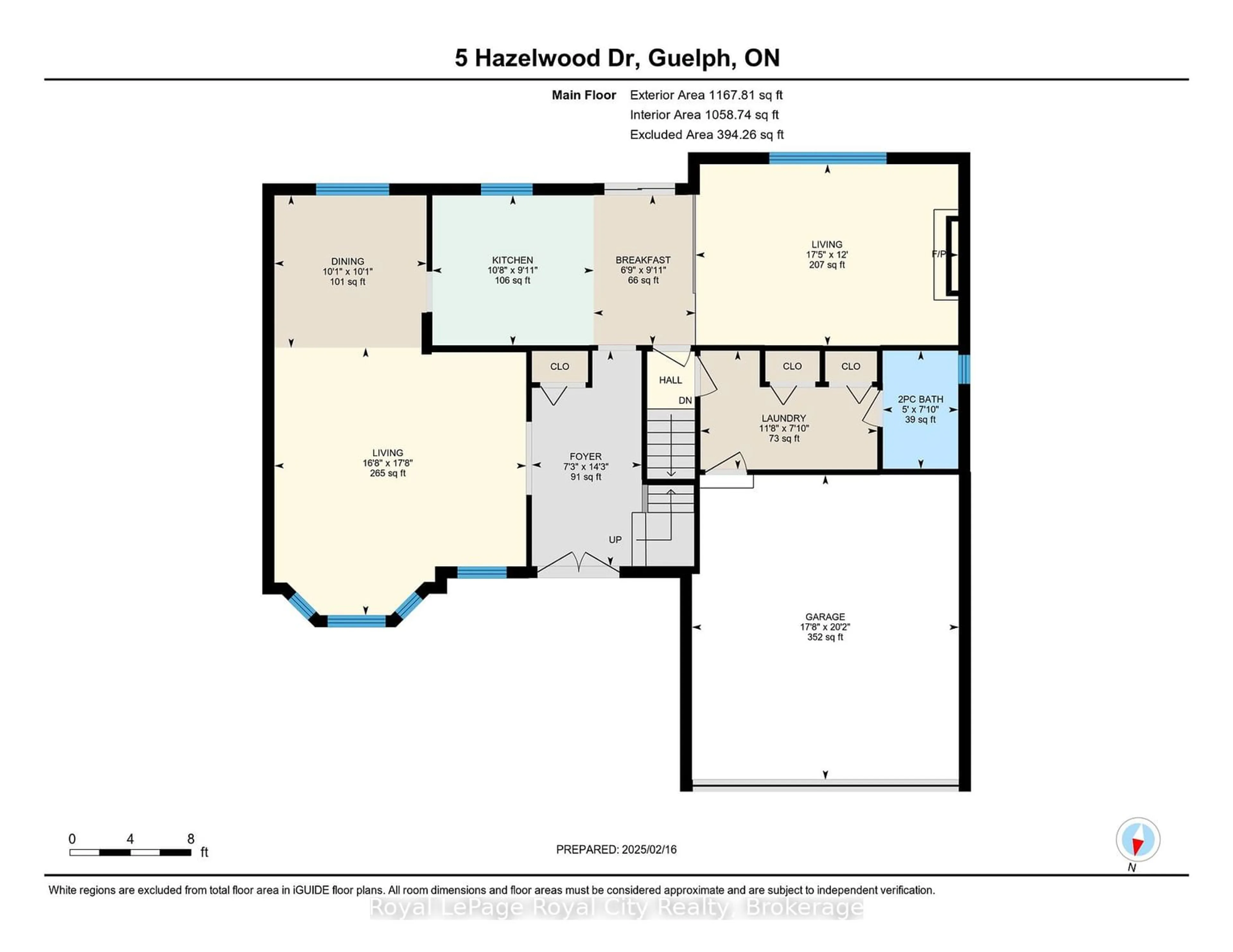 Floor plan for 5 Hazelwood Dr, Guelph Ontario N1C 1A7