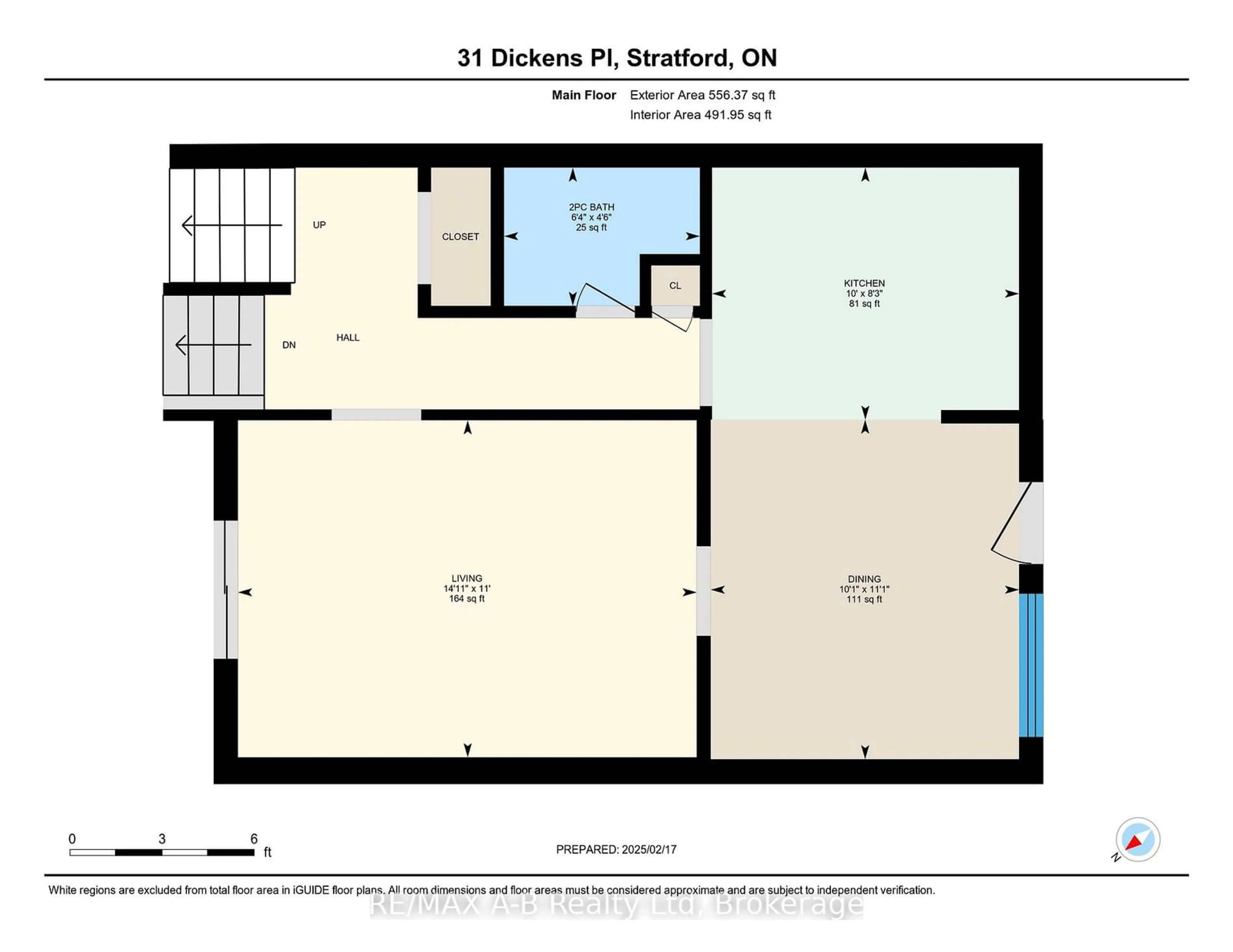 Floor plan for 31 Dickens Pl, Stratford Ontario N5A 7G1