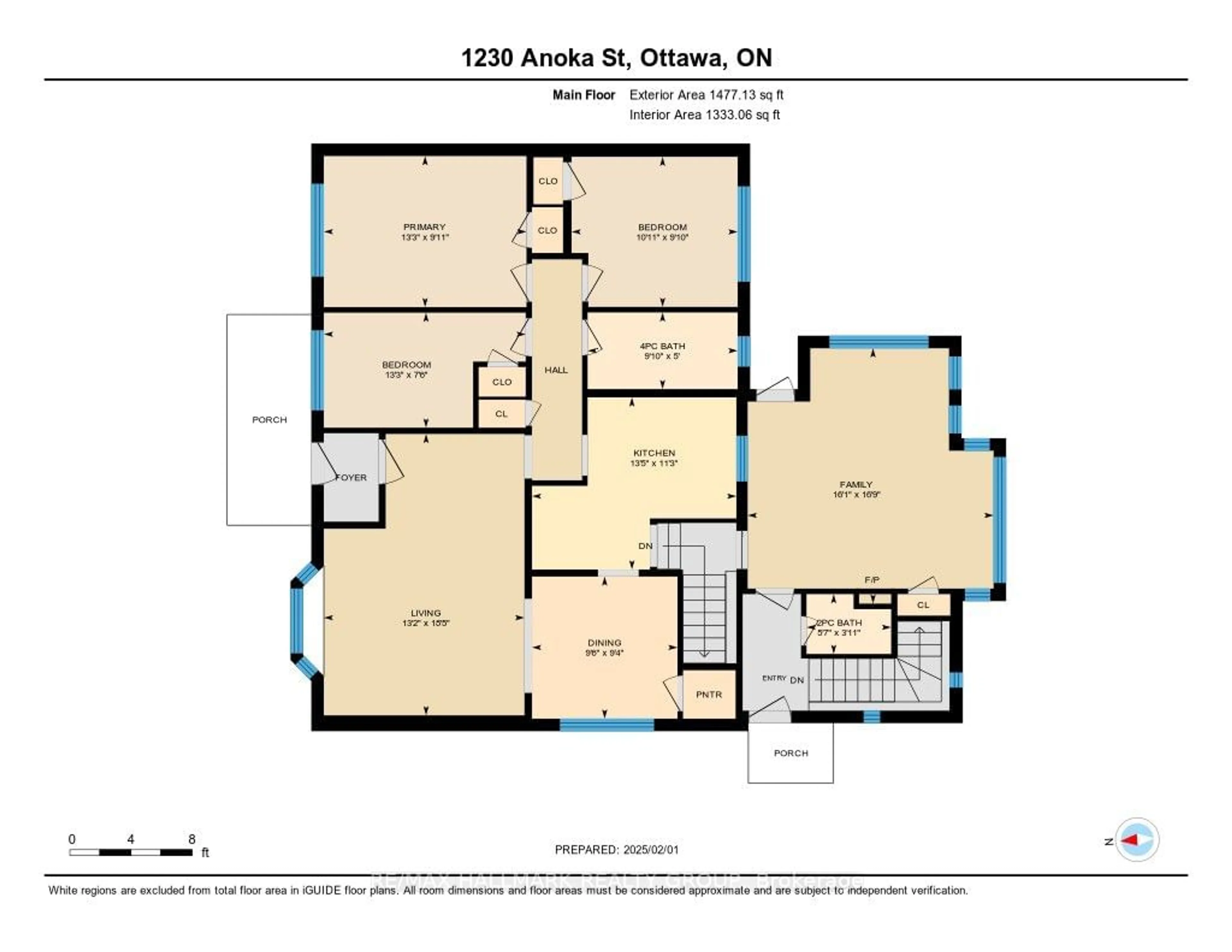 Floor plan for 1230 Anoka St, Hunt Club - South Keys and Area Ontario K1V 6C6