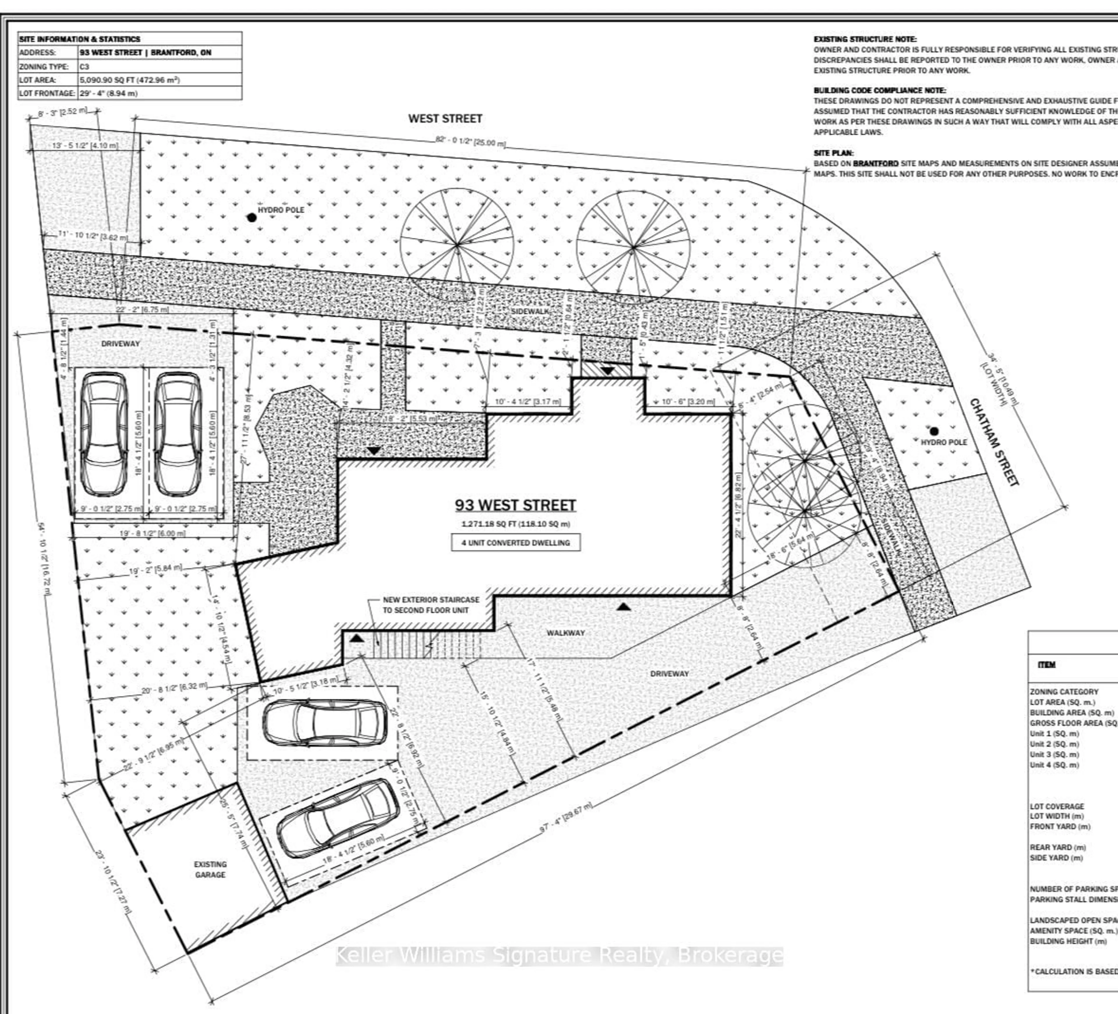 Floor plan for 93 West St, Brantford Ontario N3T 3E8