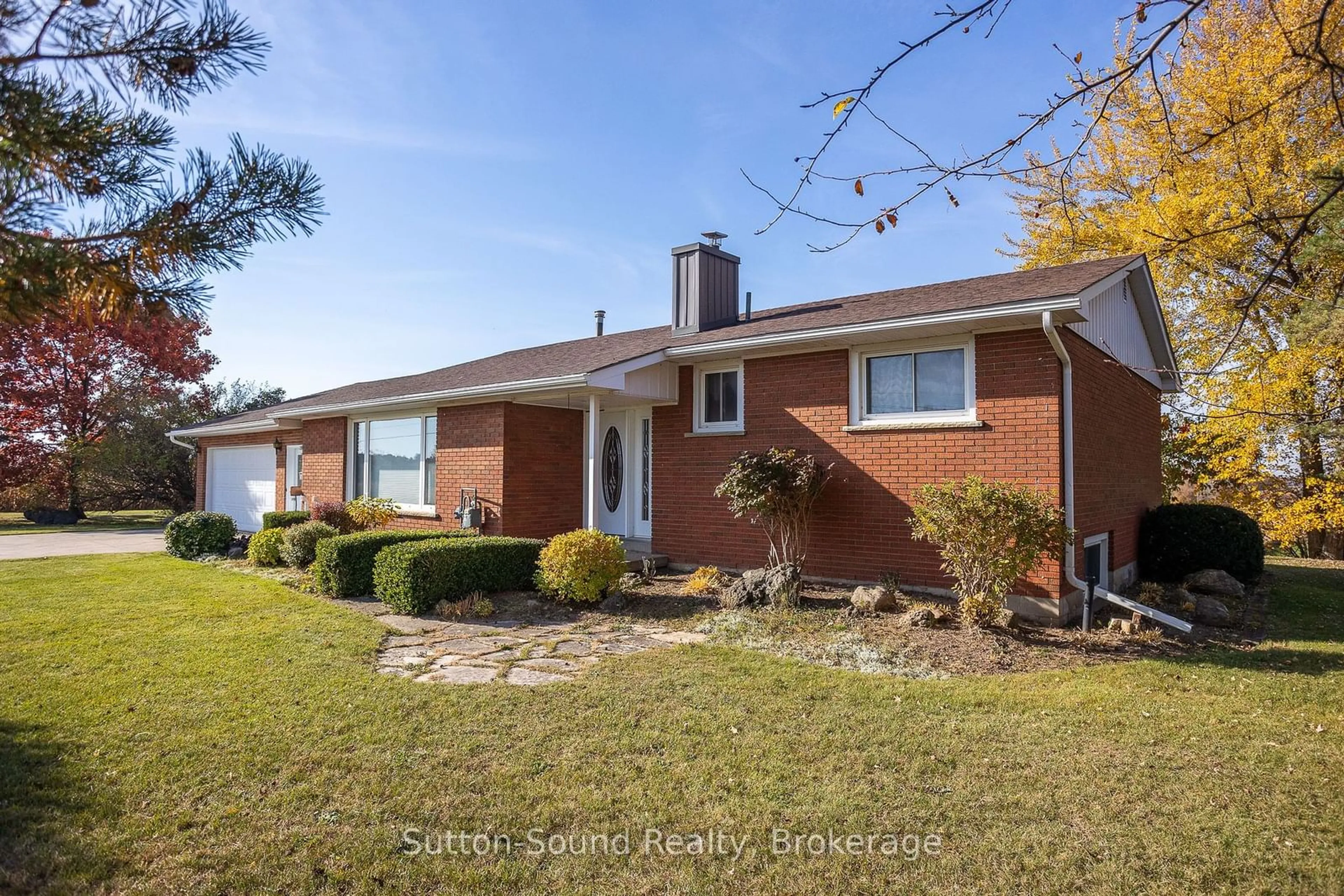 Home with brick exterior material, street for 316820 Highway 6 High, Chatsworth Ontario N0H 1G0