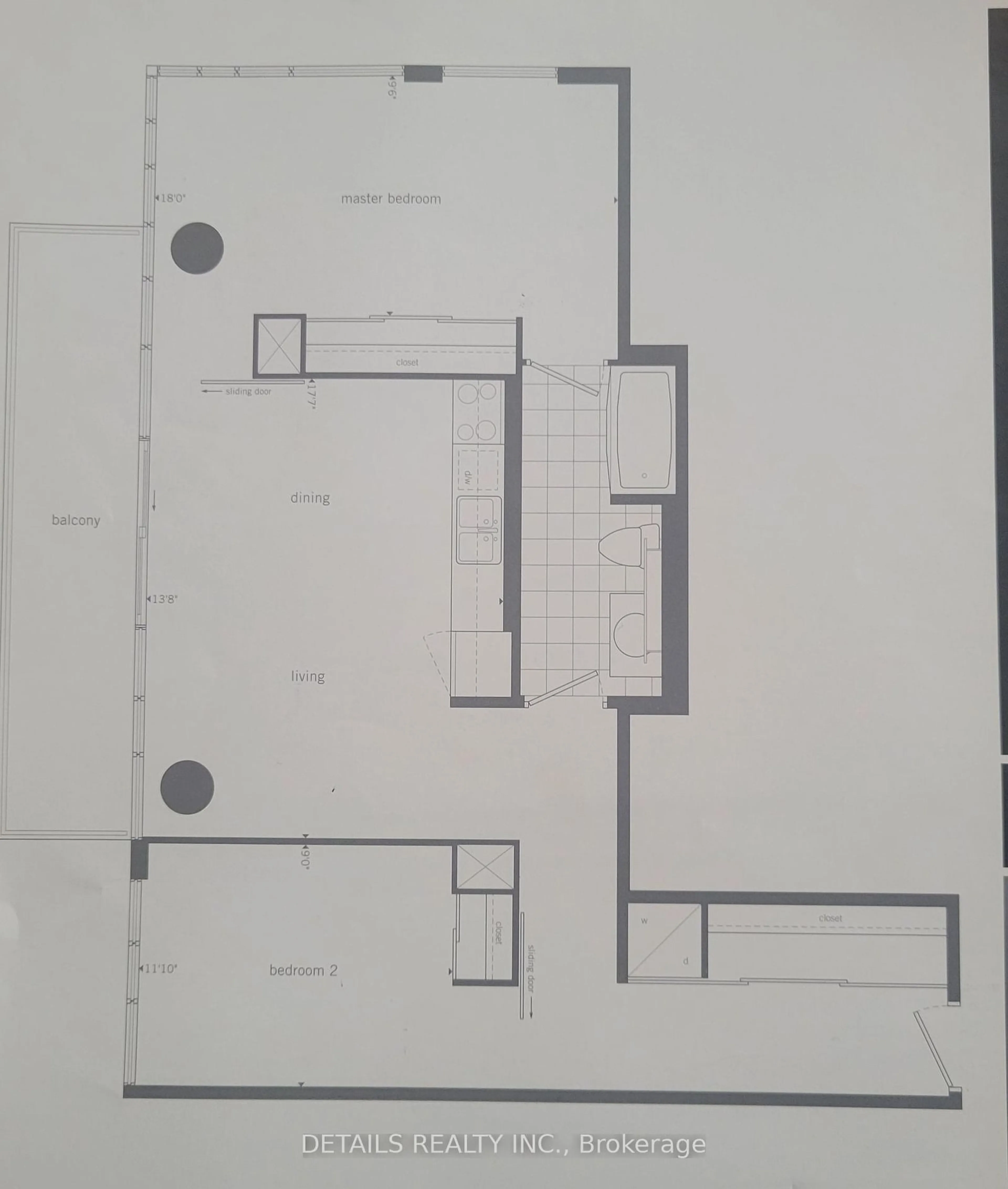 Floor plan for 324 Laurier Ave #unit 1110, Ottawa Centre Ontario K1N 6P6