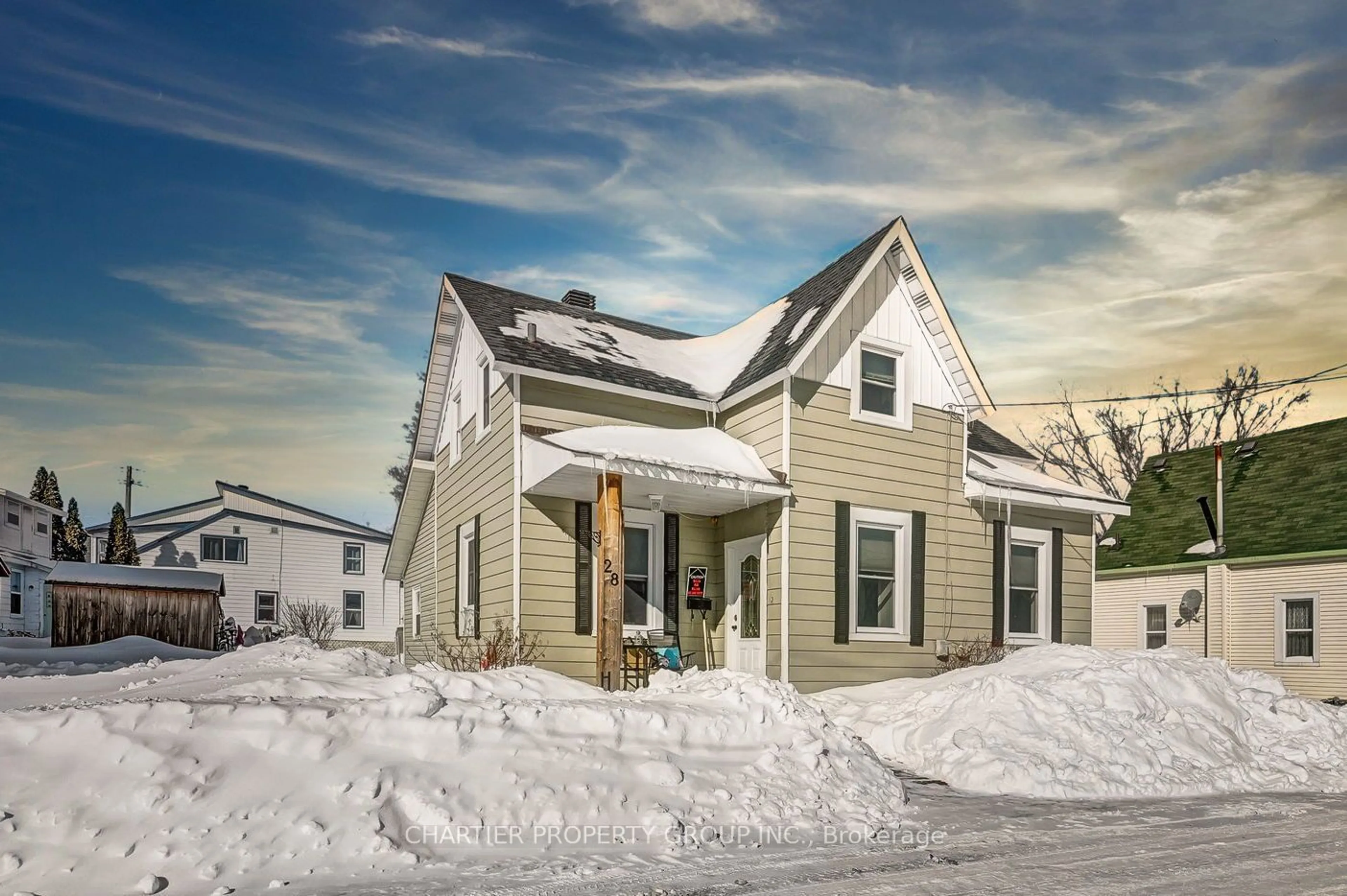 Home with vinyl exterior material, street for 28 Albert St, Mississippi Mills Ontario K0A 1A0