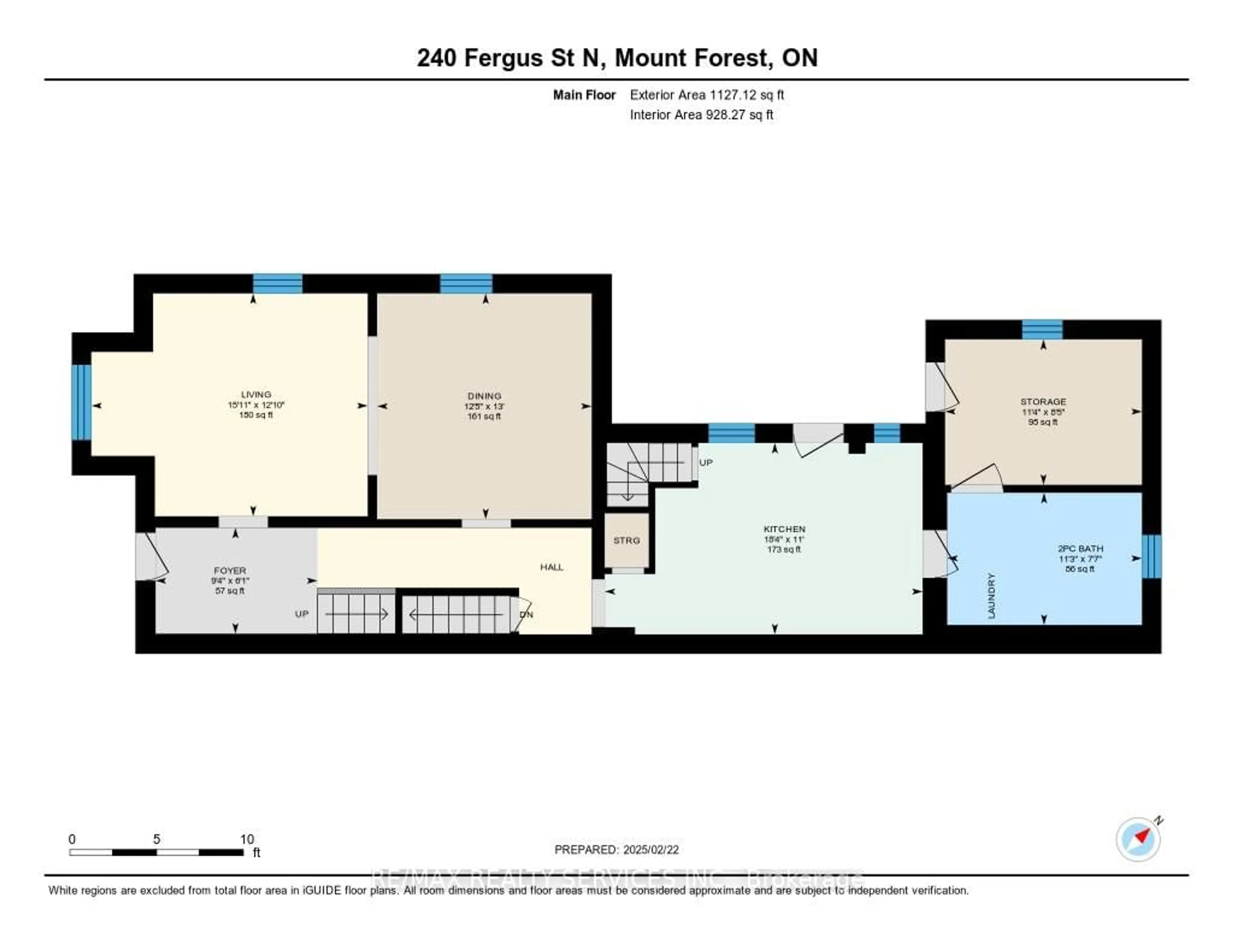 Floor plan for 240 Fergus St, Wellington North Ontario N0G 2L2