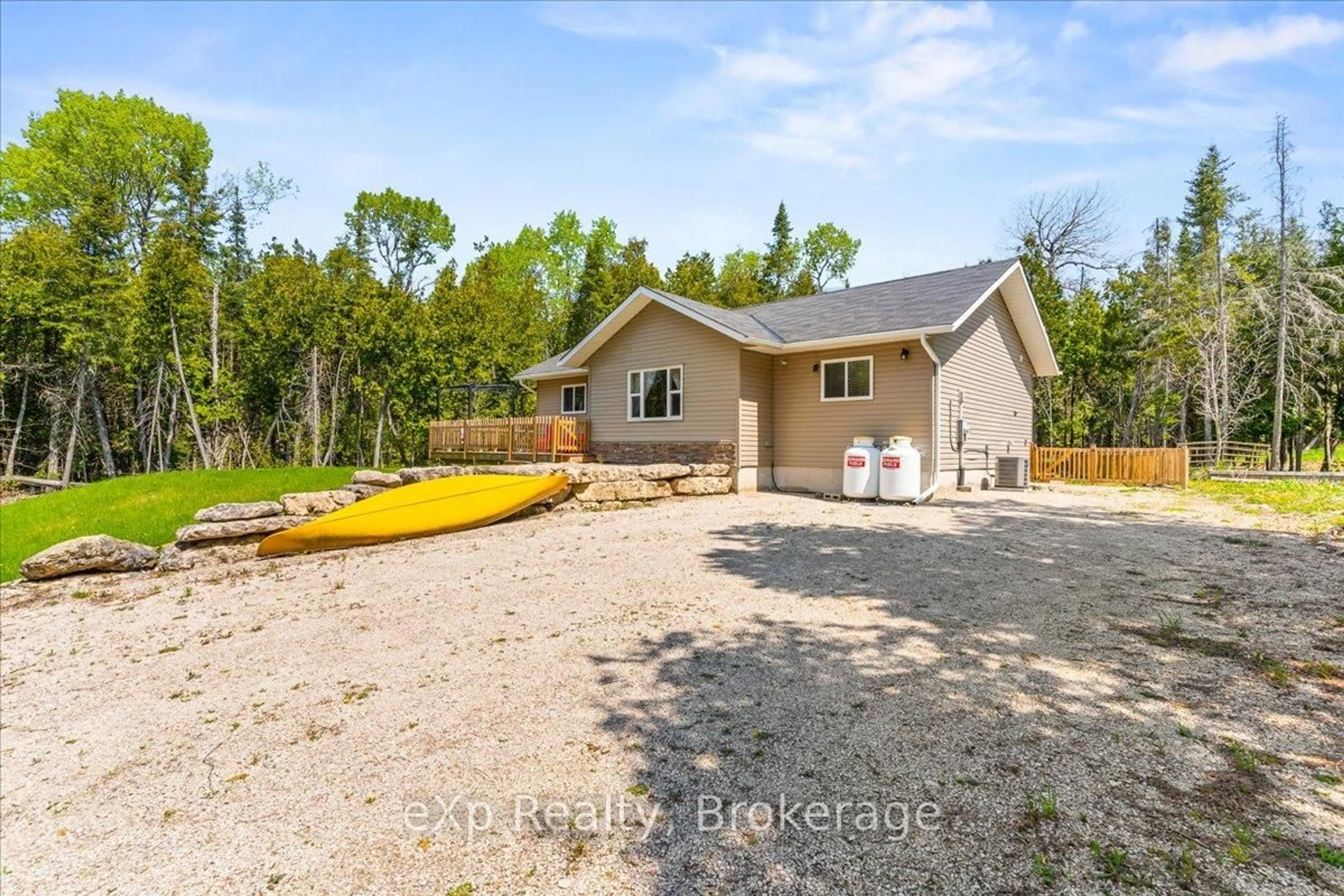 A pic from outside/outdoor area/front of a property/back of a property/a pic from drone, water/lake/river/ocean view for 19 Murray Ave, Northern Bruce Peninsula Ontario N0H 1W0