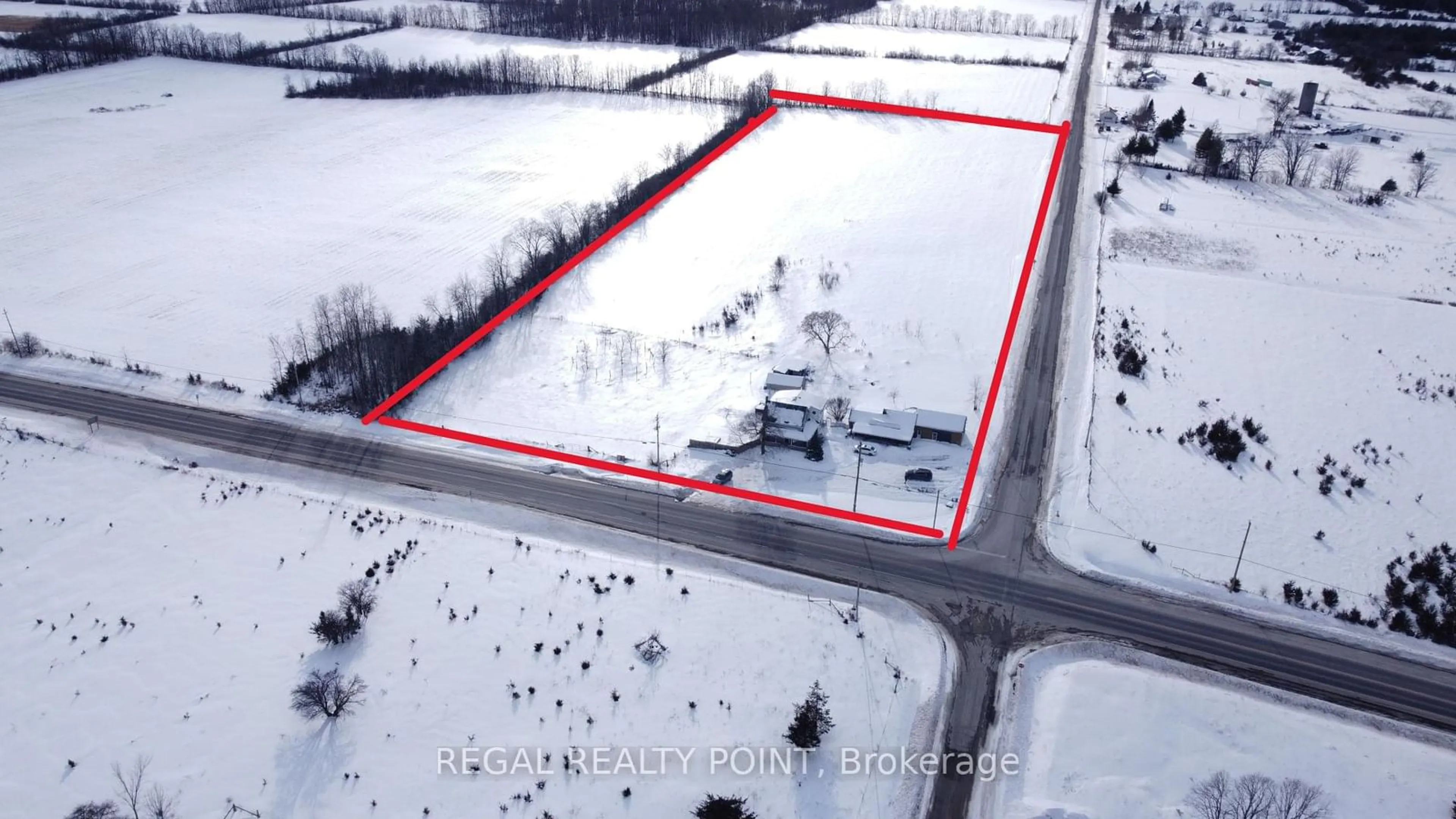 A pic from outside/outdoor area/front of a property/back of a property/a pic from drone, building for 2220 COUNTY ROAD 41, Greater Napanee Ontario K7R 3L2