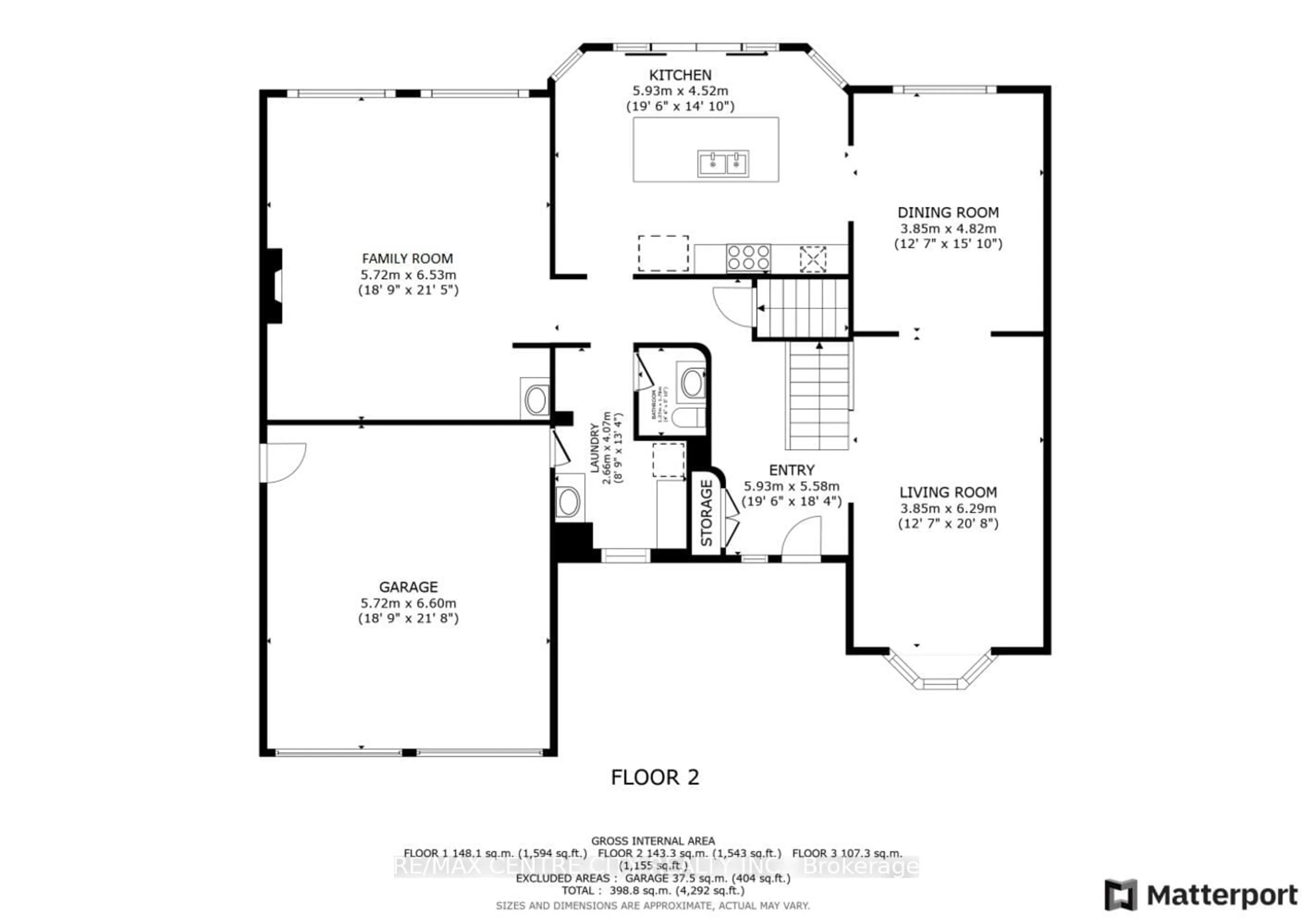 Floor plan for 1349 Sprucedale Ave, London Ontario N5X 2S2