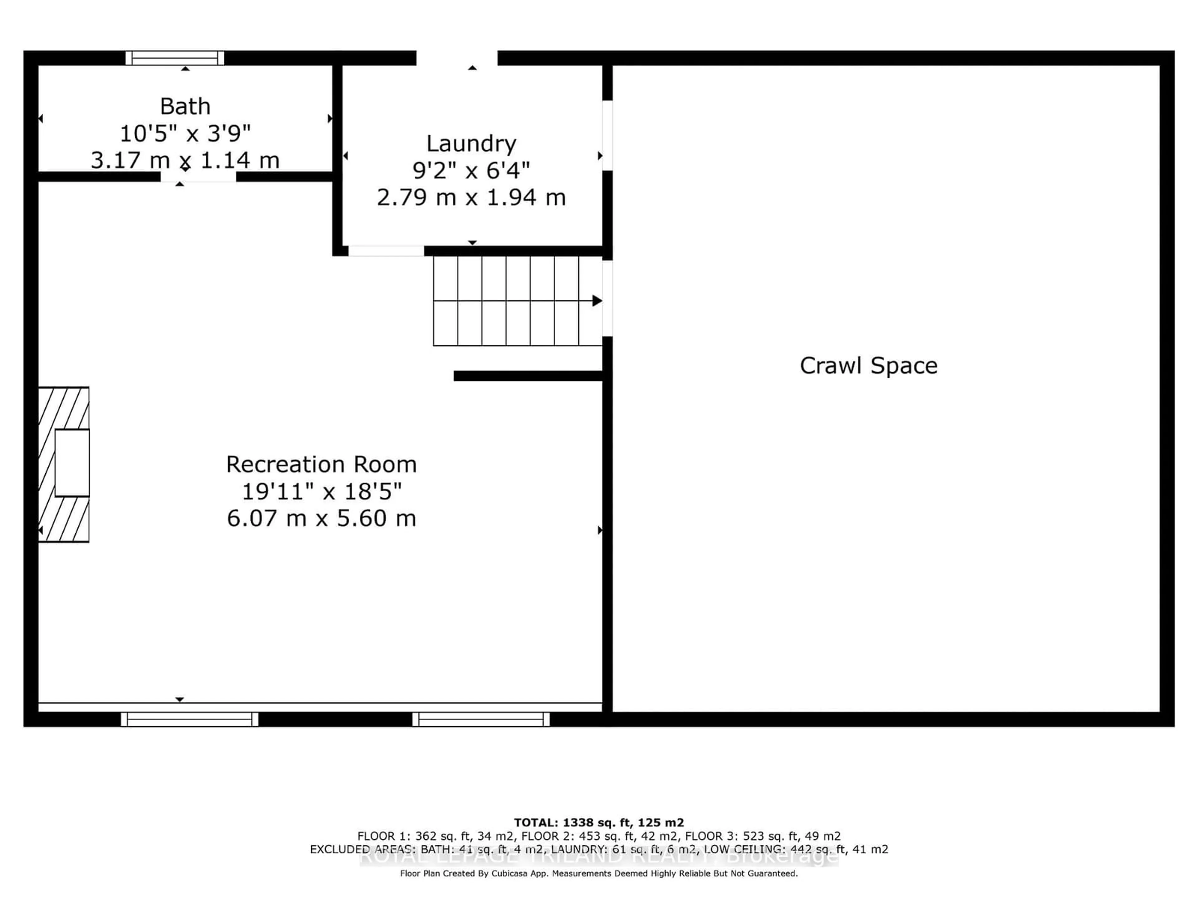 Floor plan for 68 Deveron Cres, London Ontario N5Z 4B5