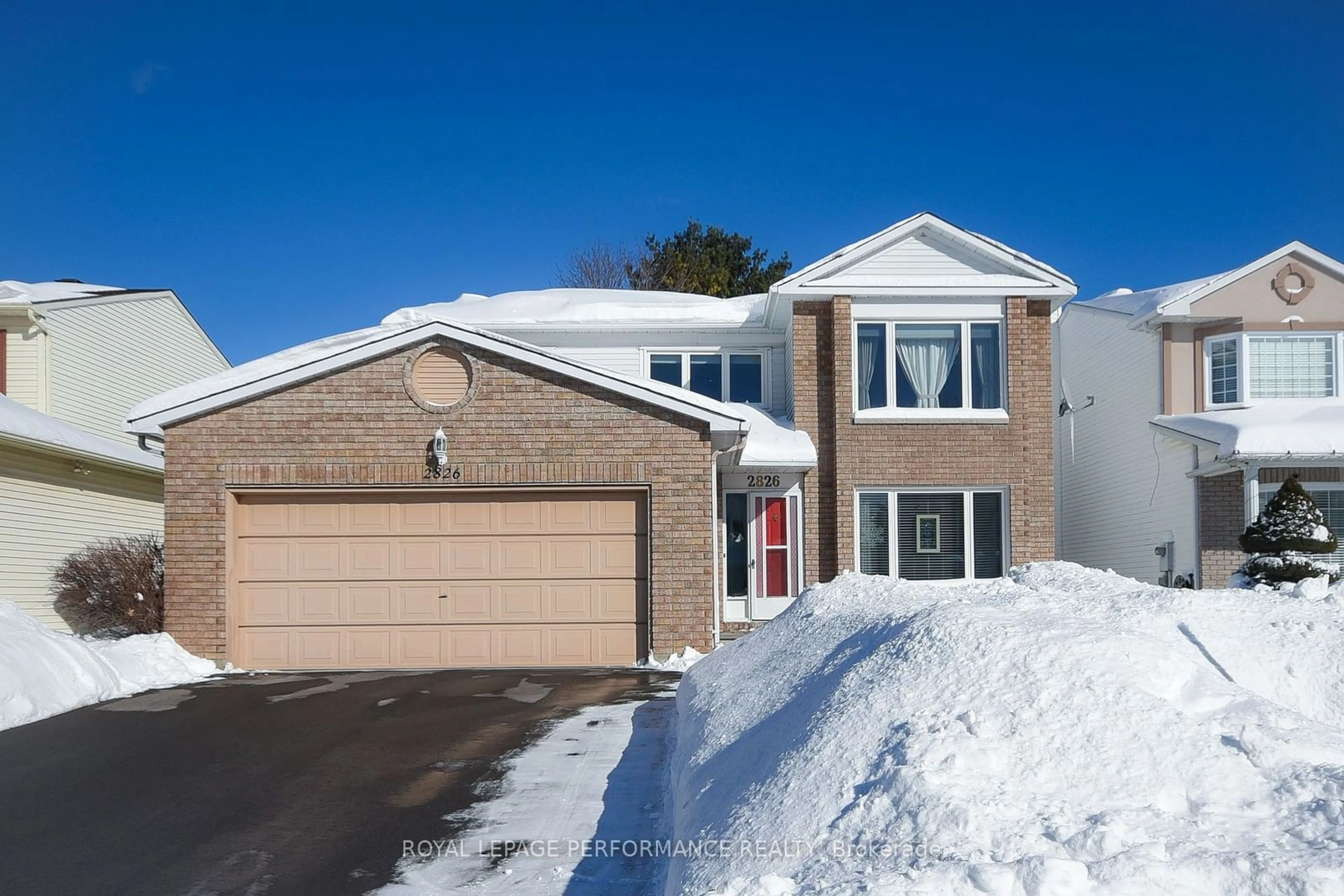 Home with brick exterior material, street for 2826 Mozart Crt, Ottawa Ontario K1T 2P7