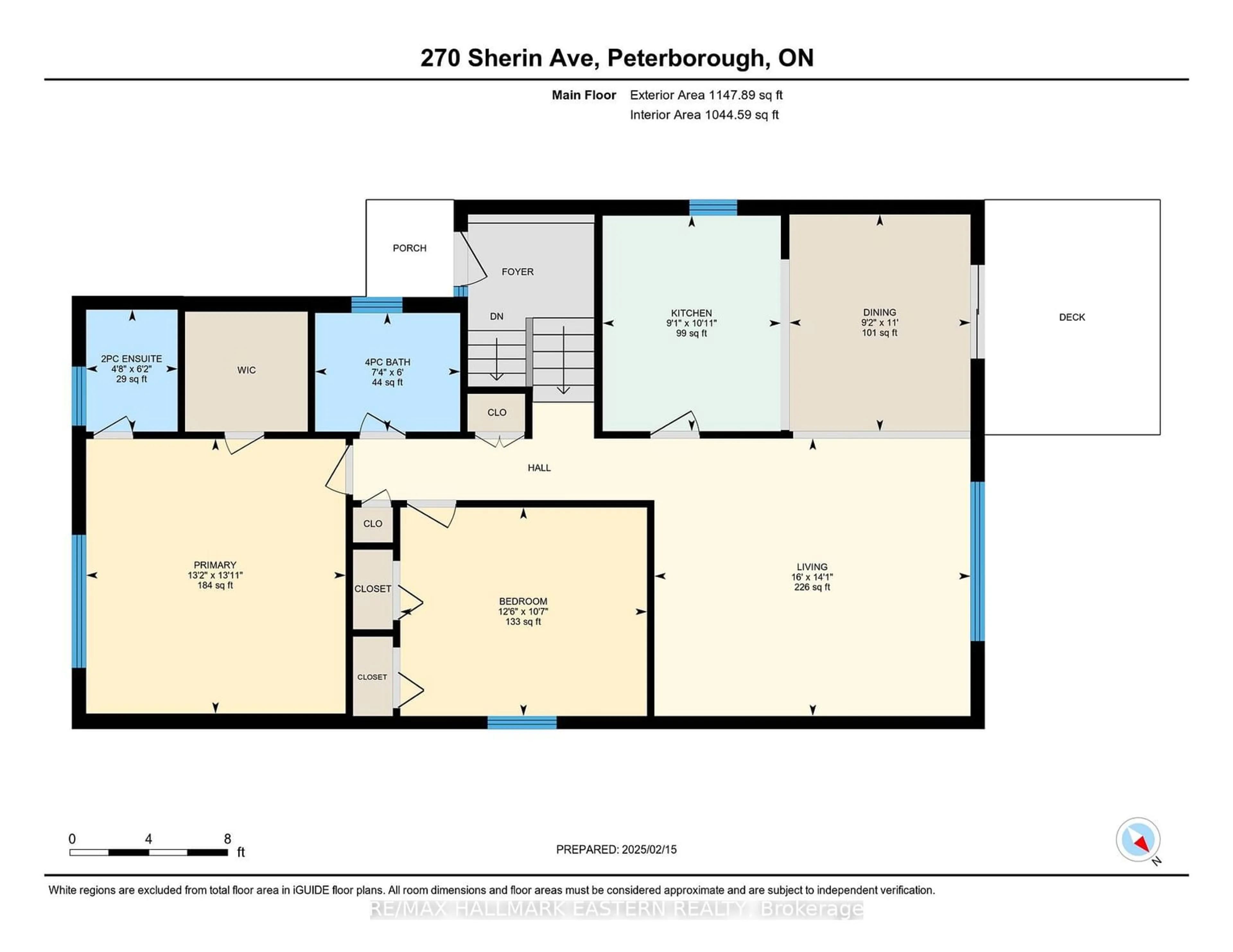 Floor plan for 270 Sherin Ave, Peterborough Ontario K9J 1B6