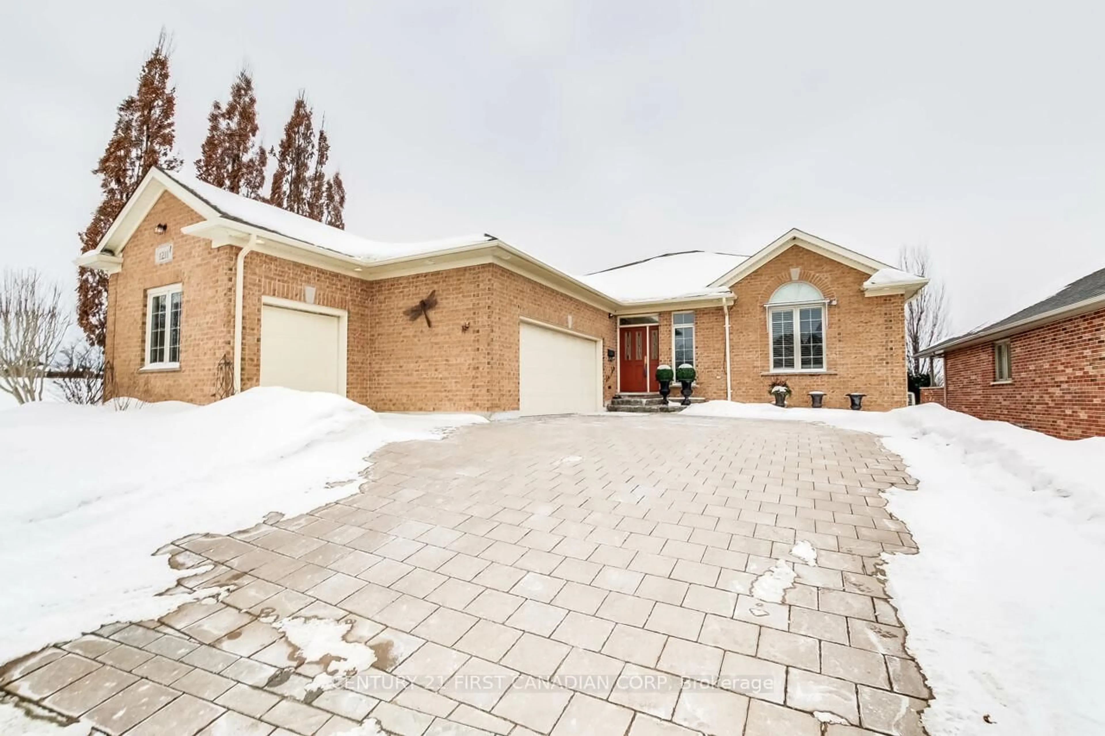 Home with brick exterior material, street for 1211 Sandy Somerville Dr, London Ontario N6K 5R2