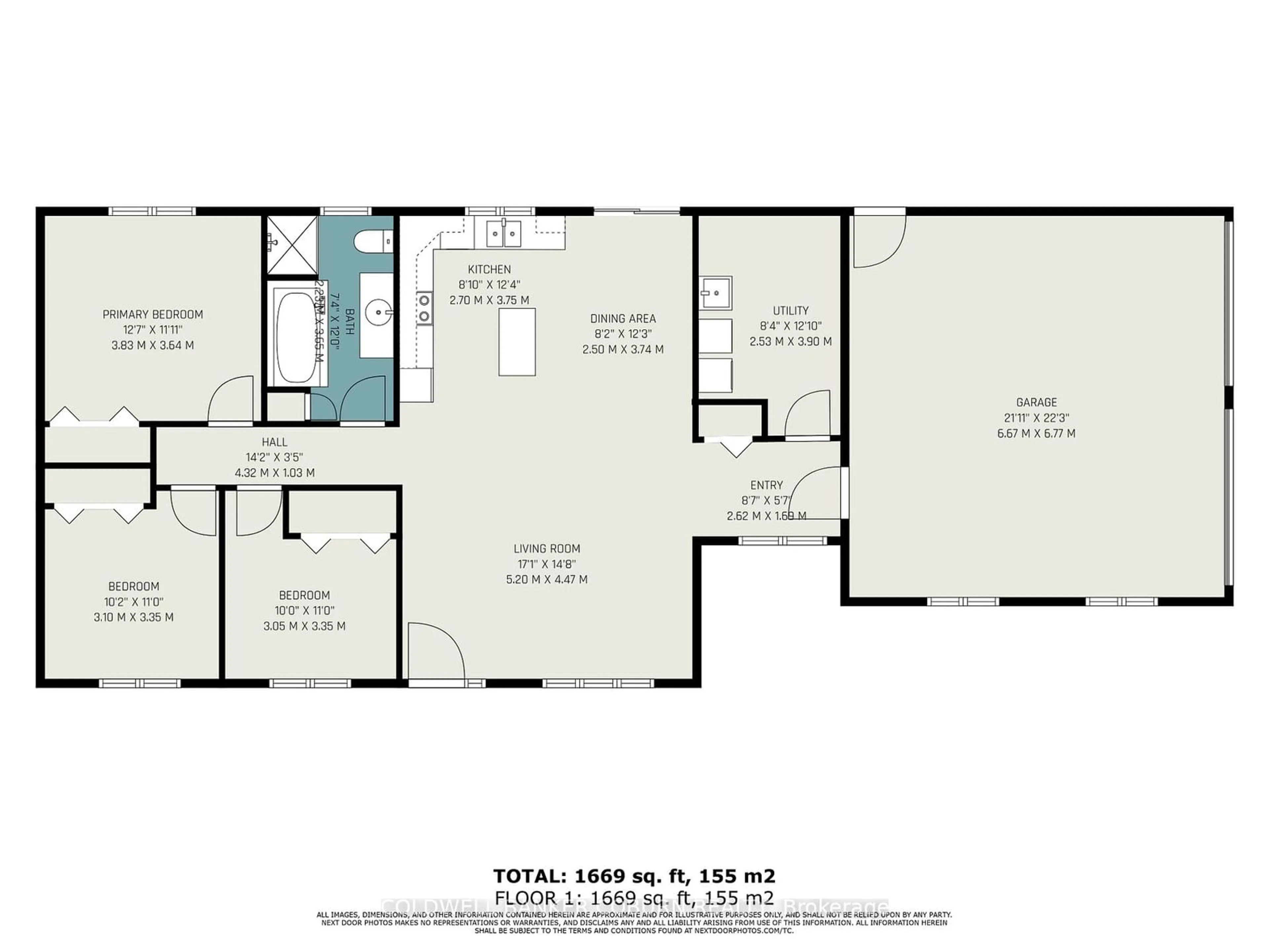 Floor plan for 14935 Sandtown Rd, South Stormont Ontario K0C 1Y0