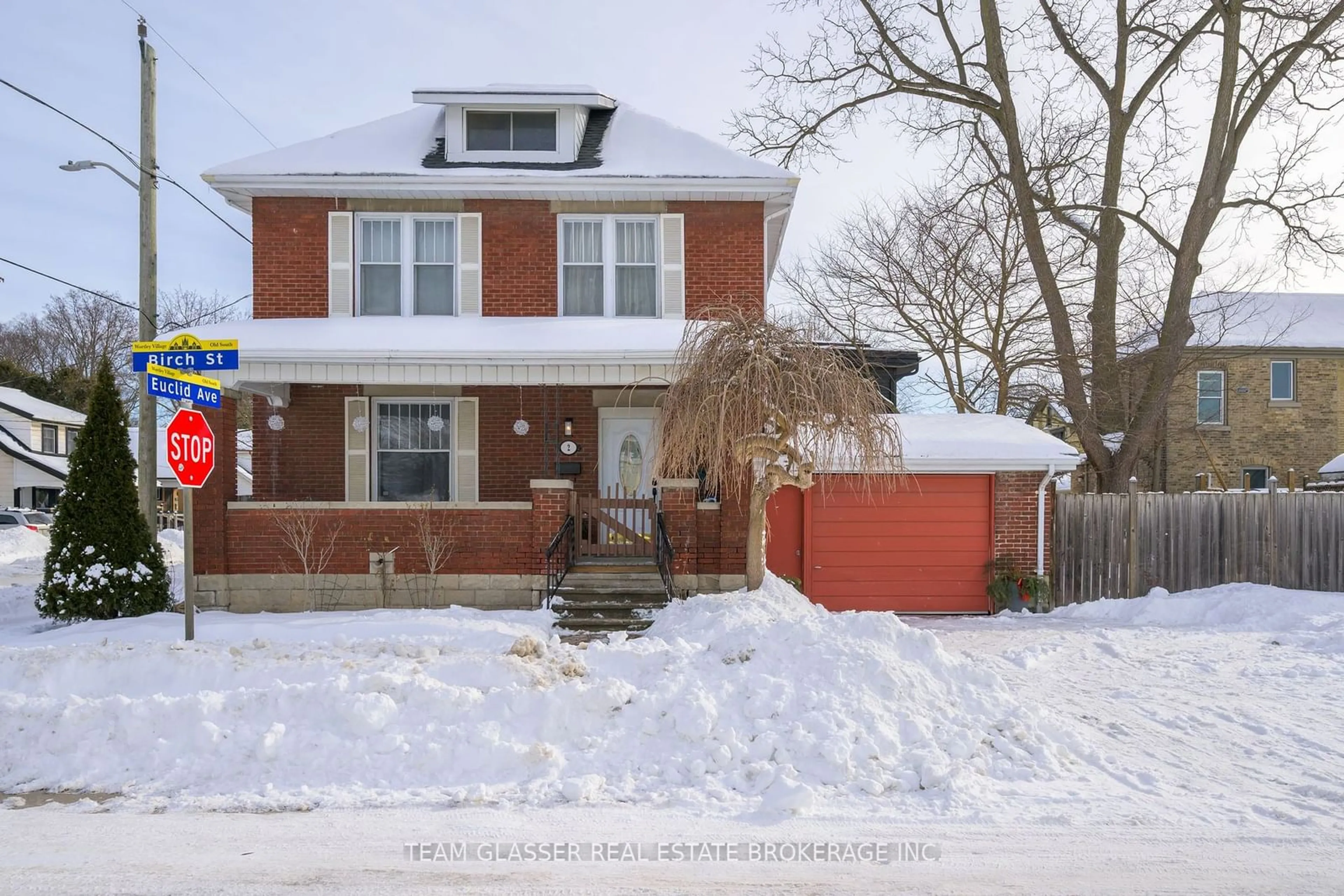 Home with brick exterior material, street for 2 BIRCH St, London Ontario N6C 3G8