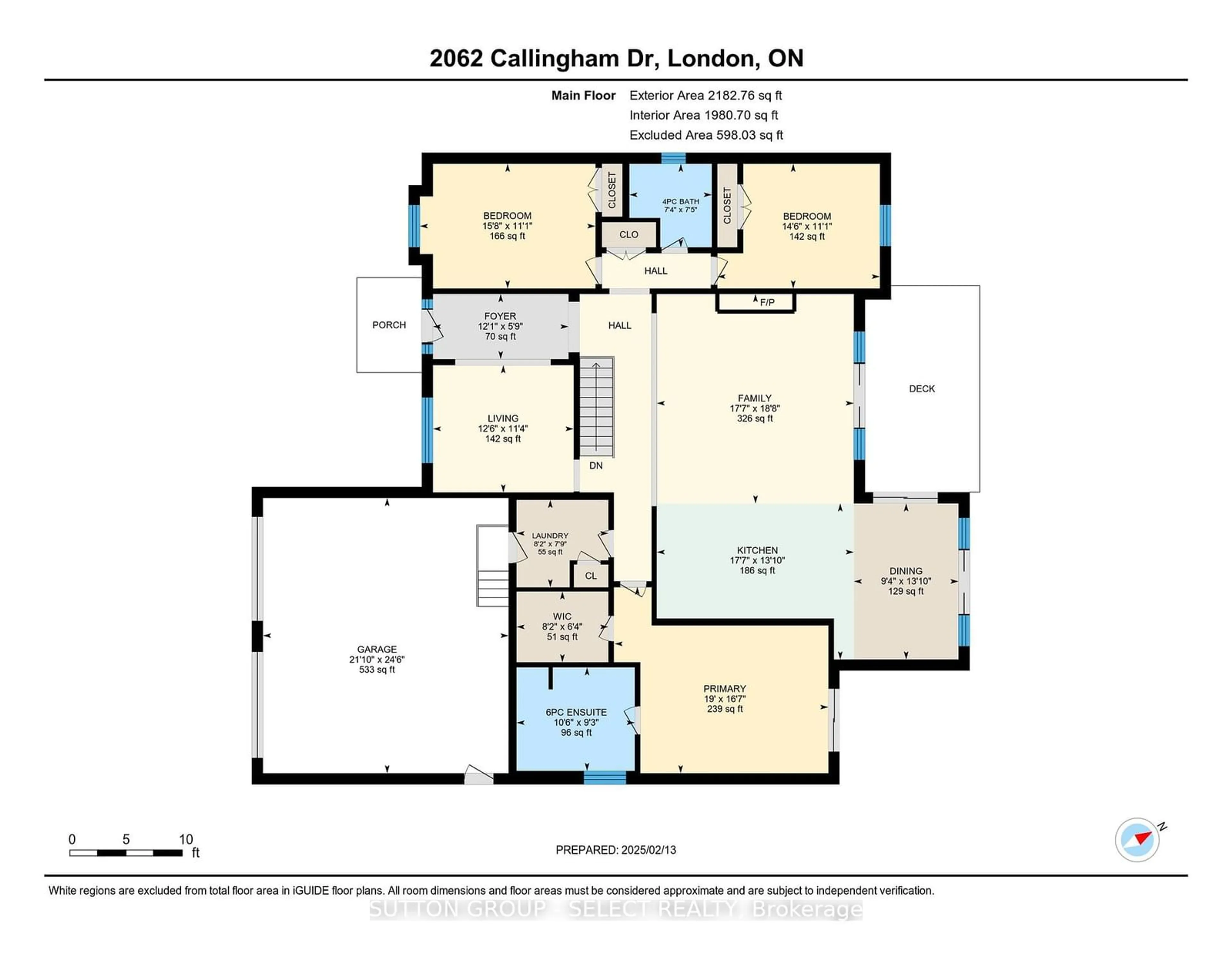 Floor plan for 2062 Callingham Dr, London Ontario N5G 5L9