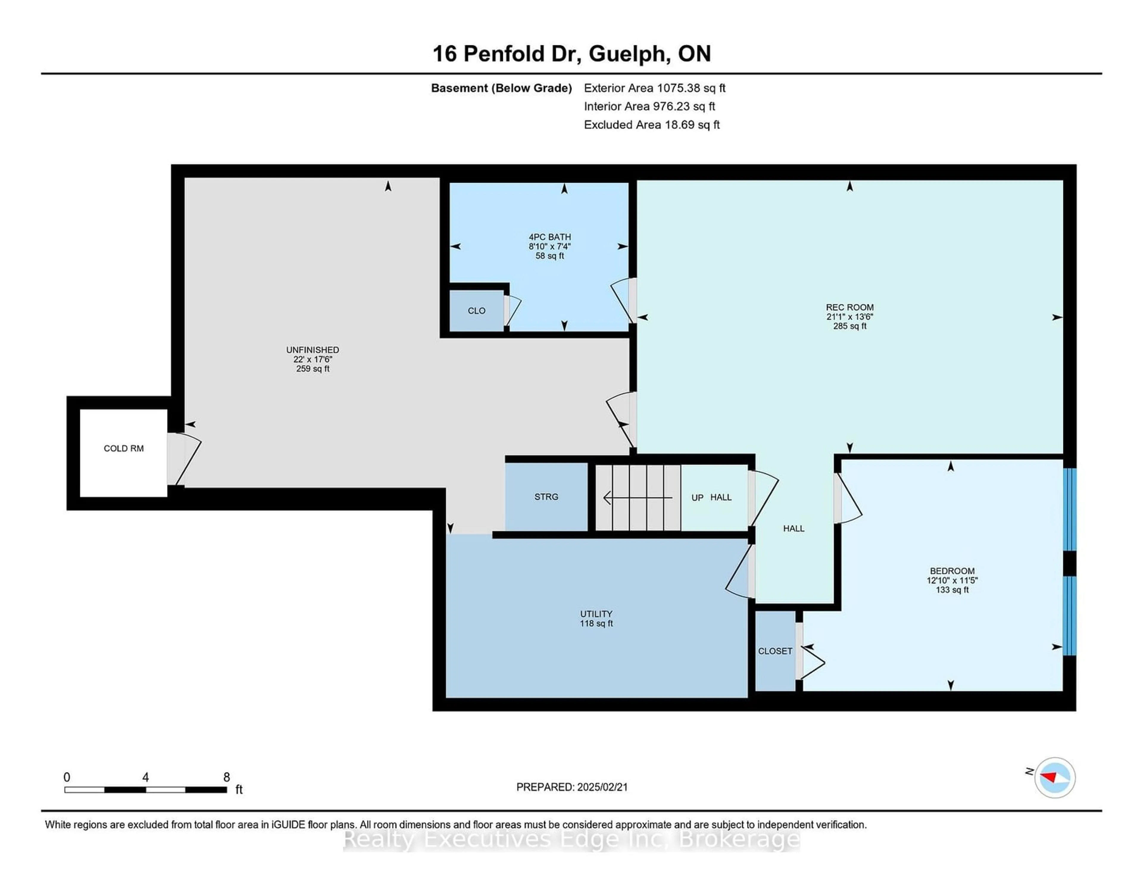 Floor plan for 16 Penfold Dr, Guelph Ontario N1E 0C7