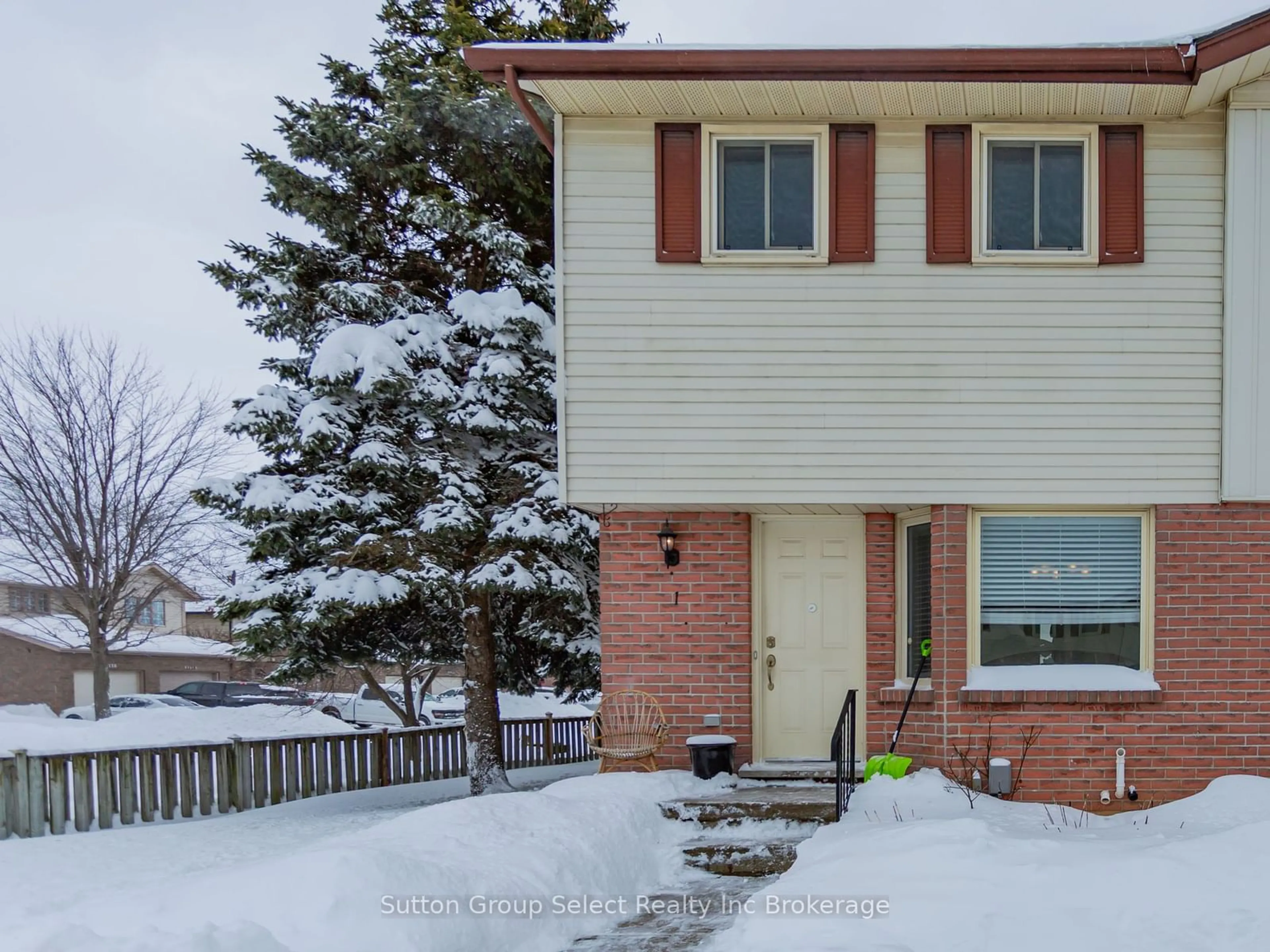 Home with brick exterior material, street for 1135 Nellis St #1, Woodstock Ontario N4T 1P7