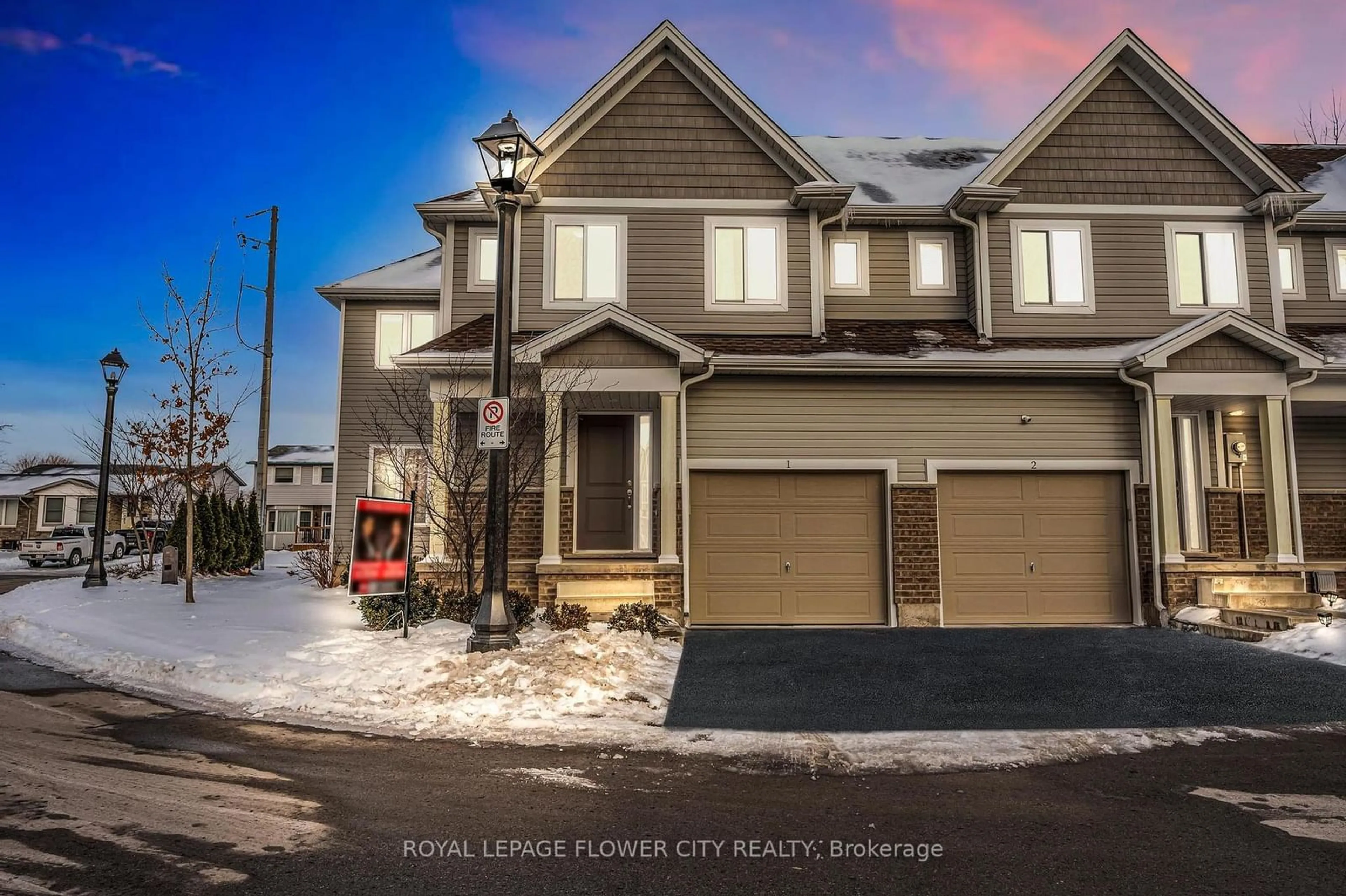 A pic from outside/outdoor area/front of a property/back of a property/a pic from drone, street for 60 Canterbury Dr #1, St. Catharines Ontario L2P 0E7