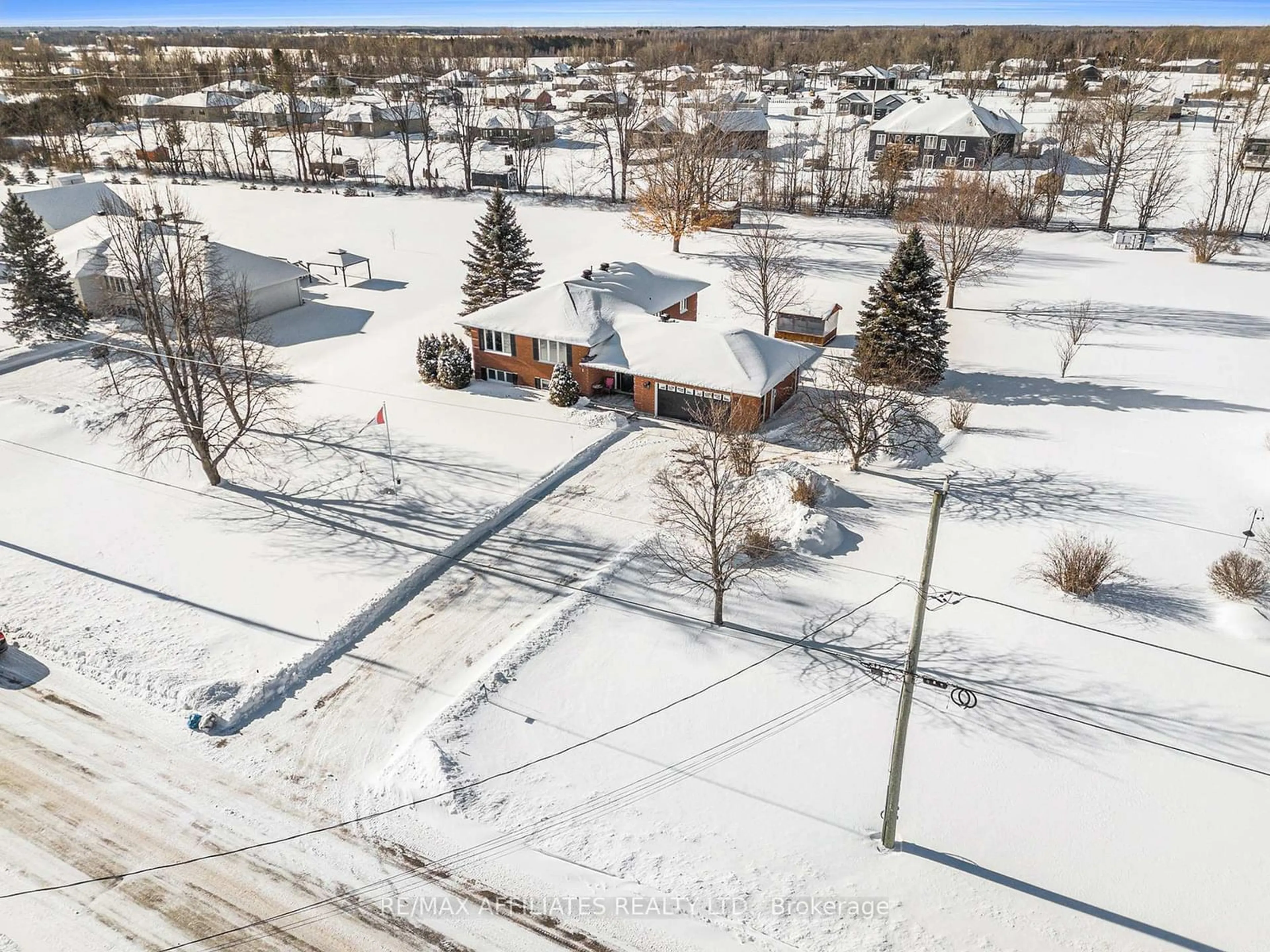 A pic from outside/outdoor area/front of a property/back of a property/a pic from drone, street for 14 Davis Lane, Rideau Lakes Ontario K7A 4S5